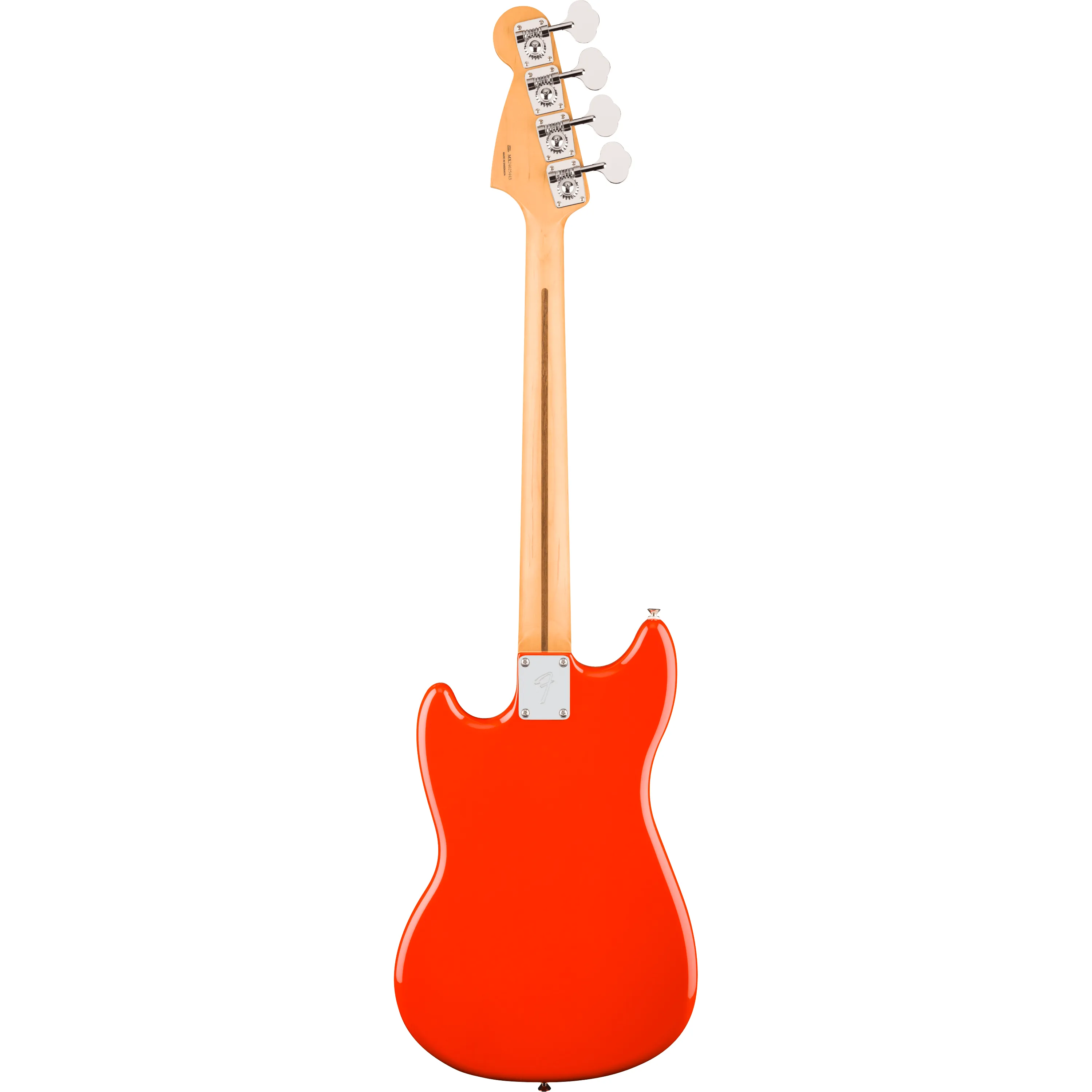 Fender Player II Mustang Bass PJ RW Coral Red back view
