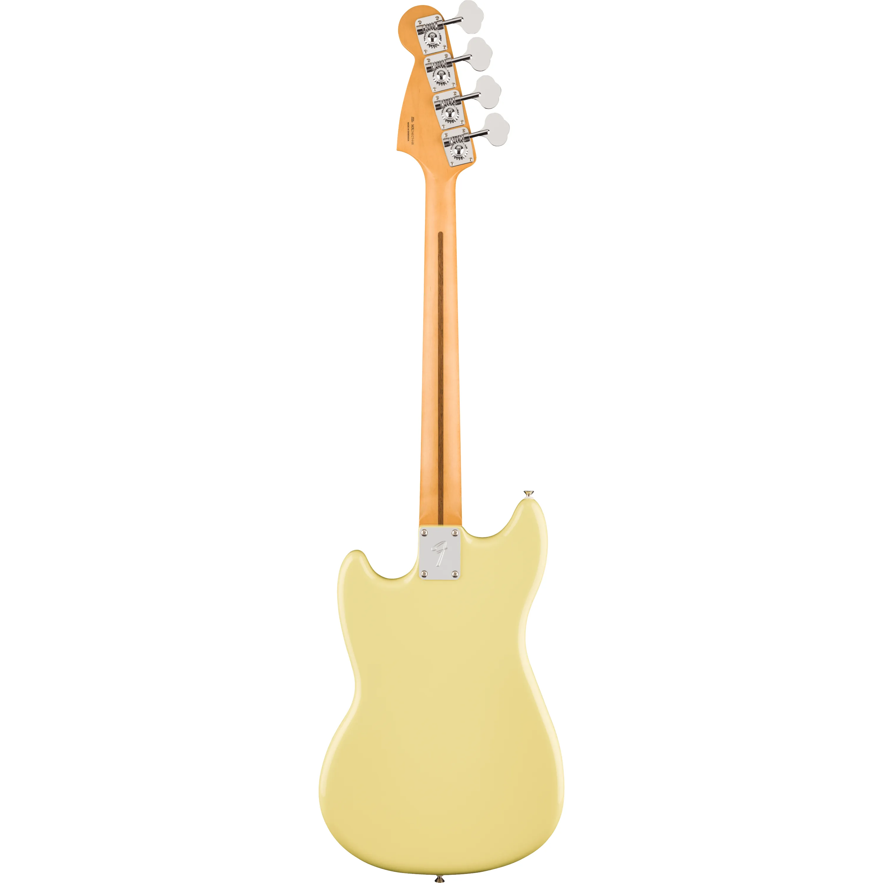 Fender Player II Mustang Bass PJ RW Hialeah Yellow back view