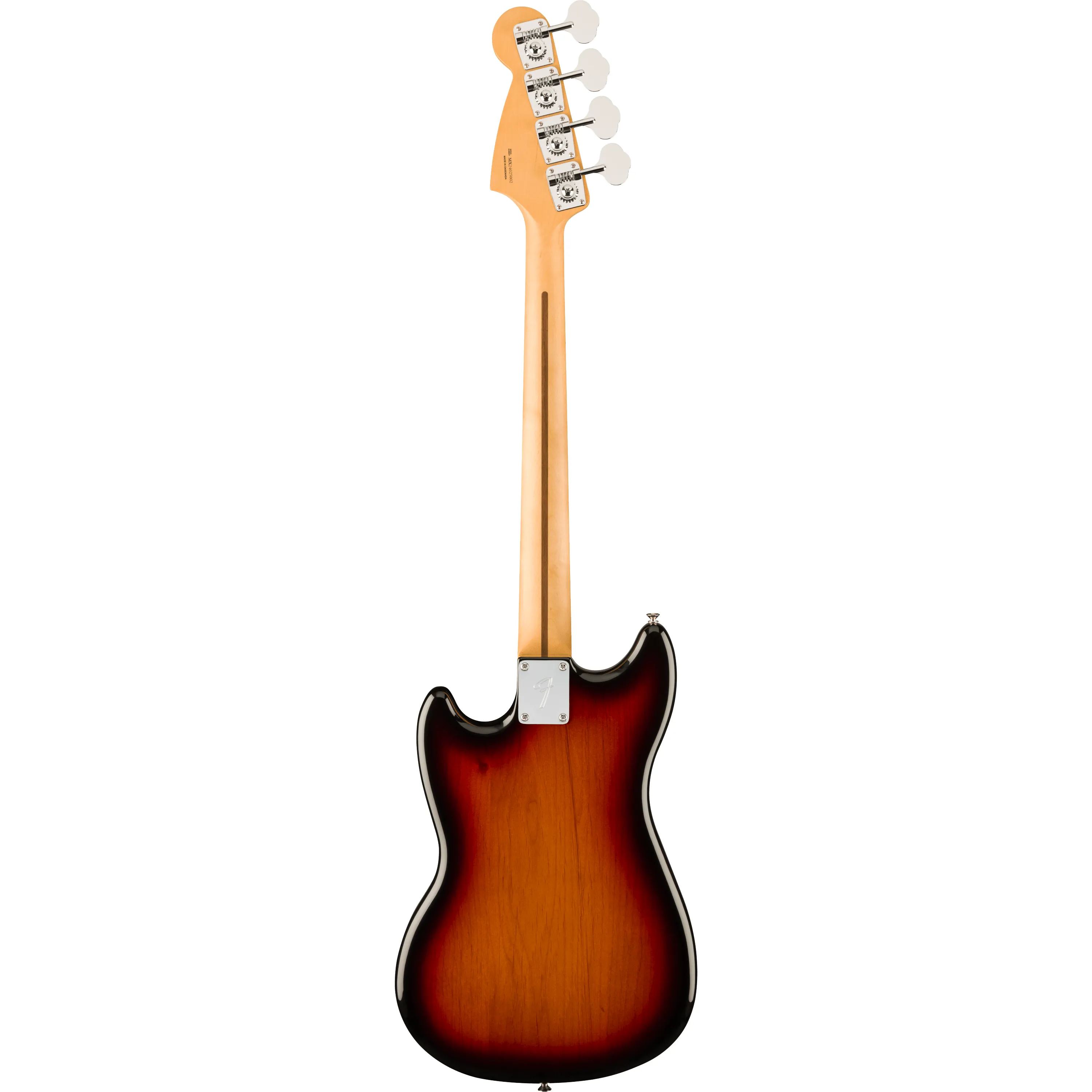 Fender Player II Mustang Bass PJ MN 3-Color Sunburst back view