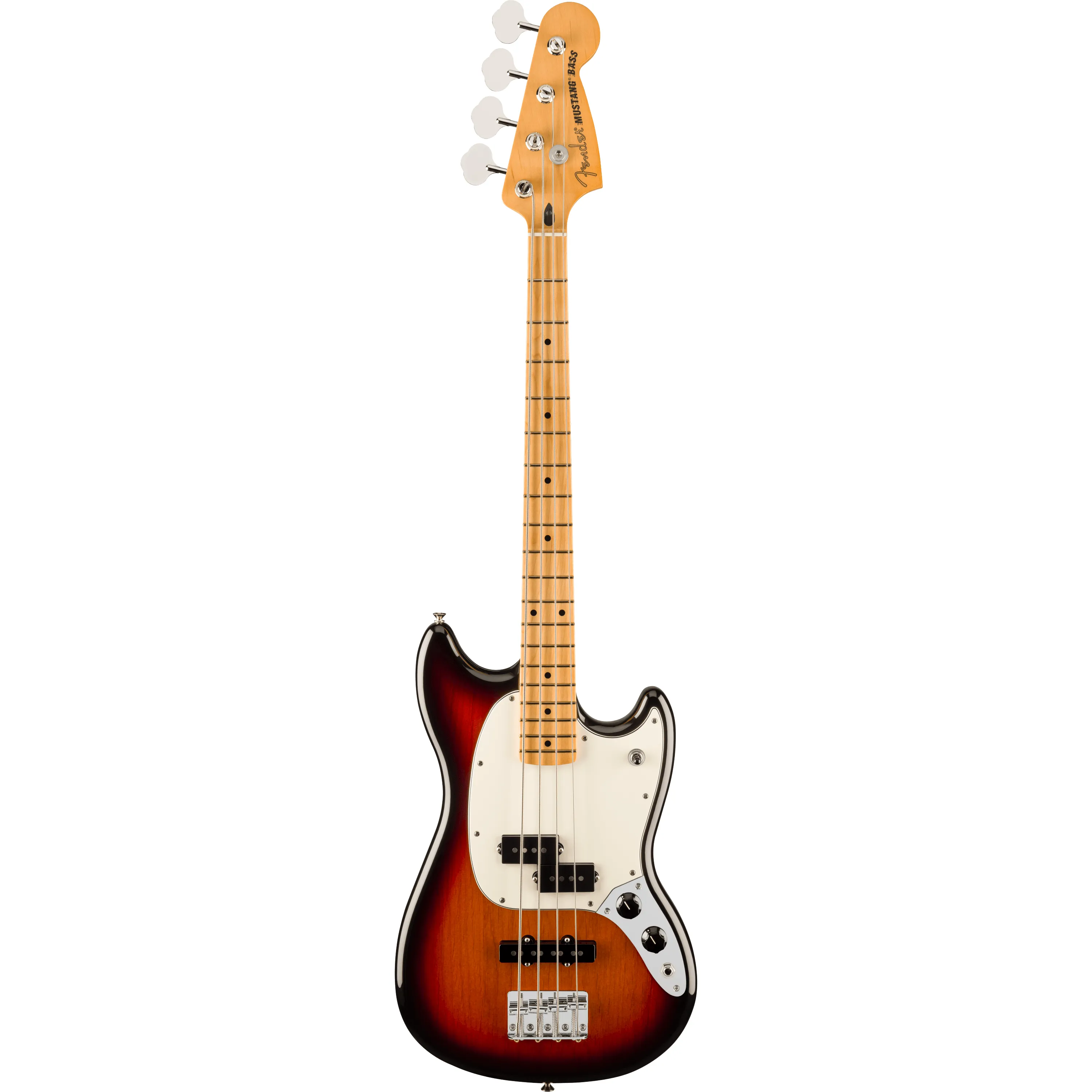 Fender Player II Mustang Bass PJ MN 3-Color Sunburst front view