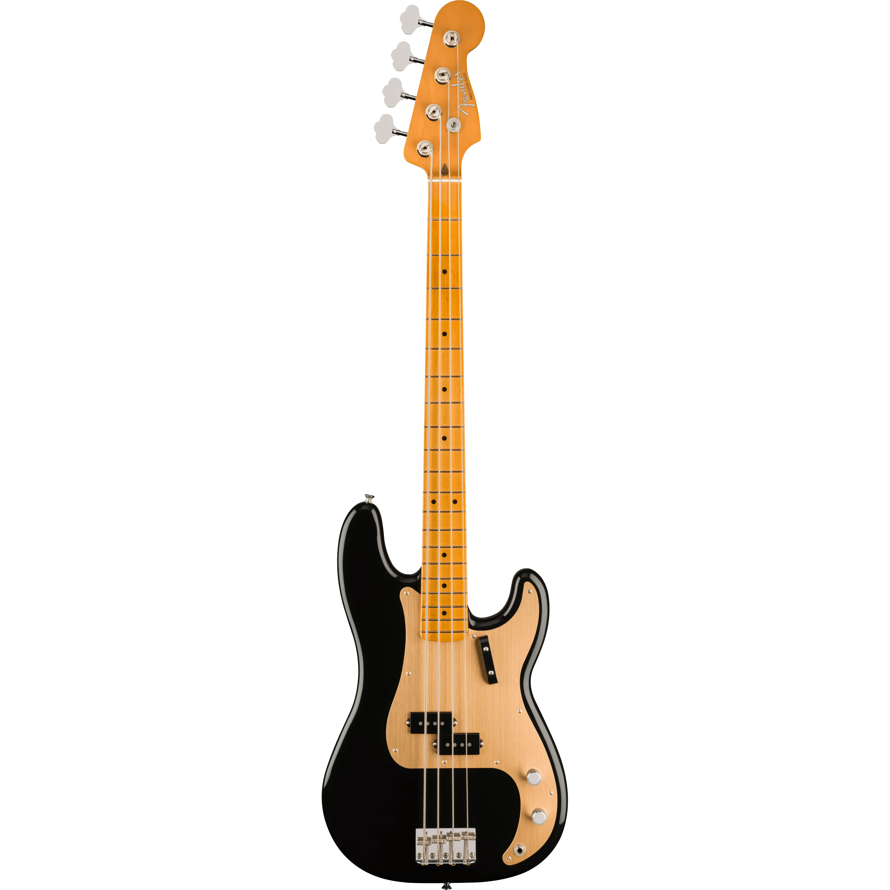 Fender Vintera II 50s Precision Bass MN Black front view