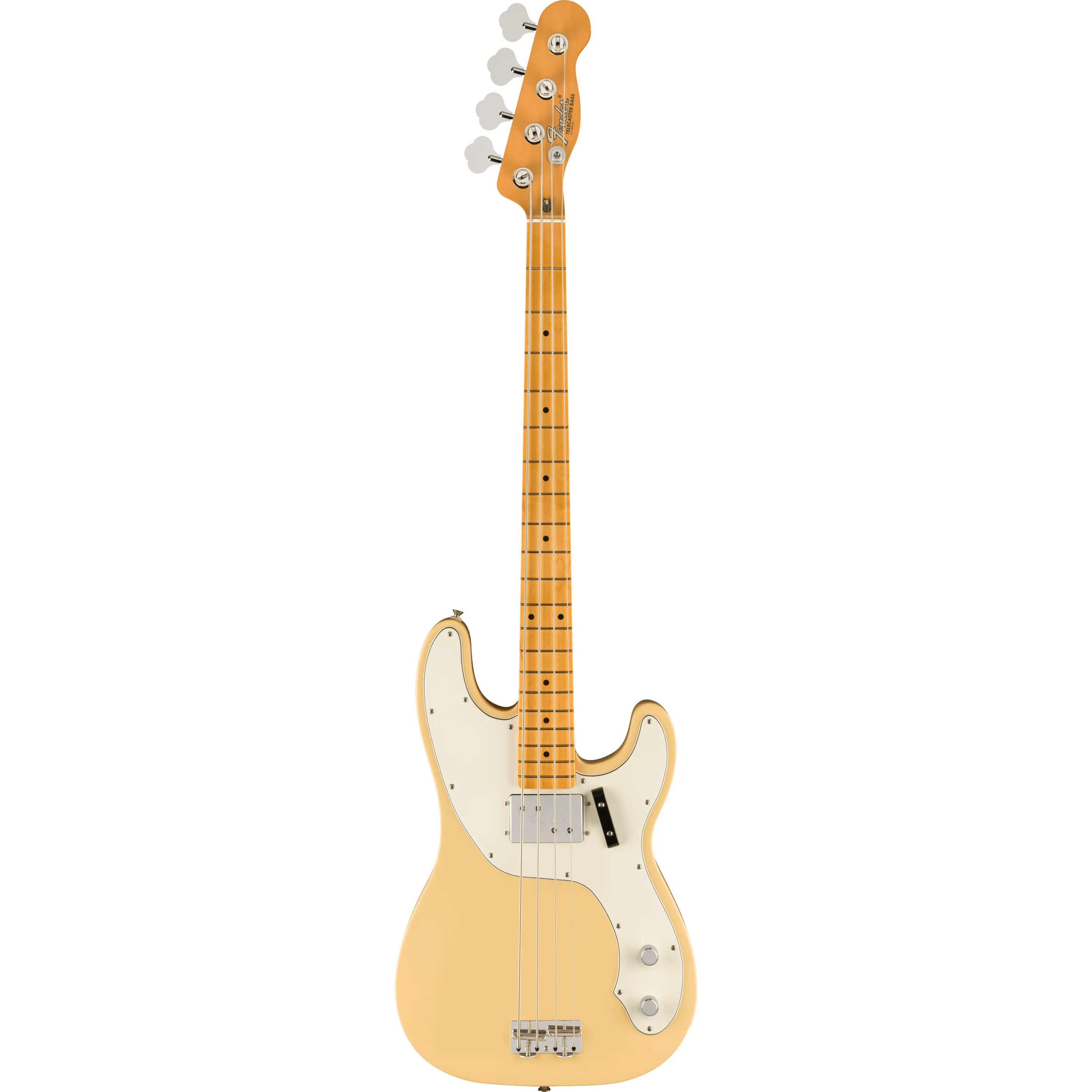 Fender Vintera II 70s Telecaster Bass MN Vintage White front view