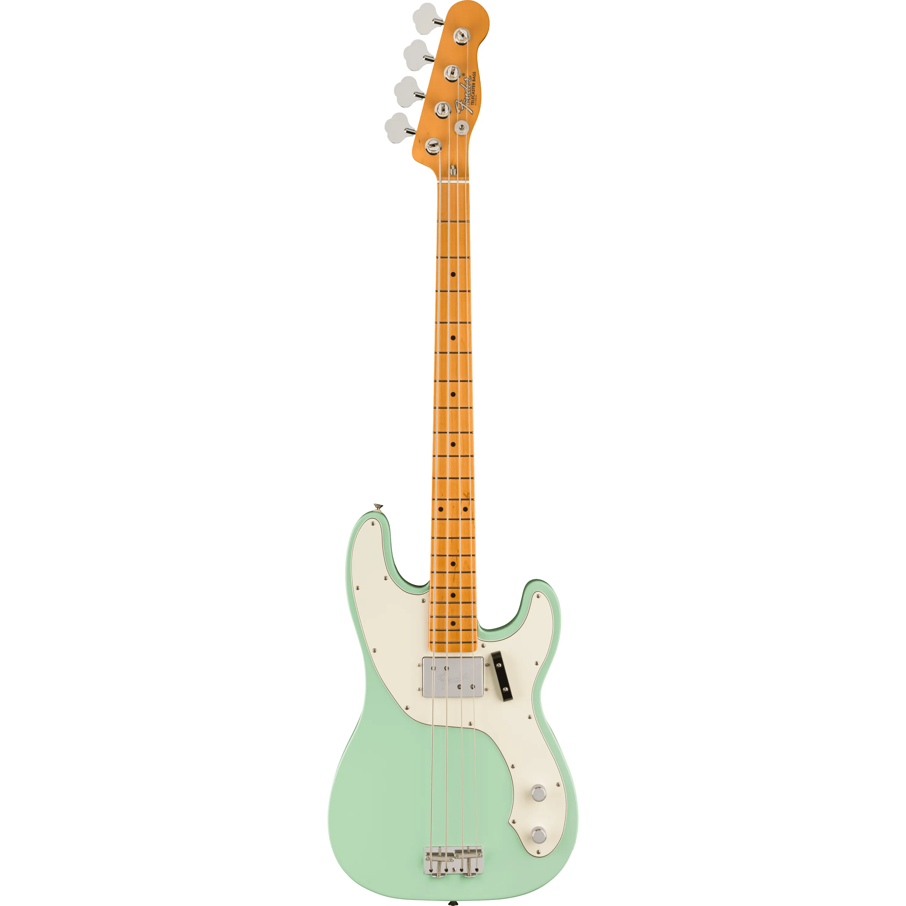 Fender Vintera II 70s Telecaster Bass MN Surf Green front view