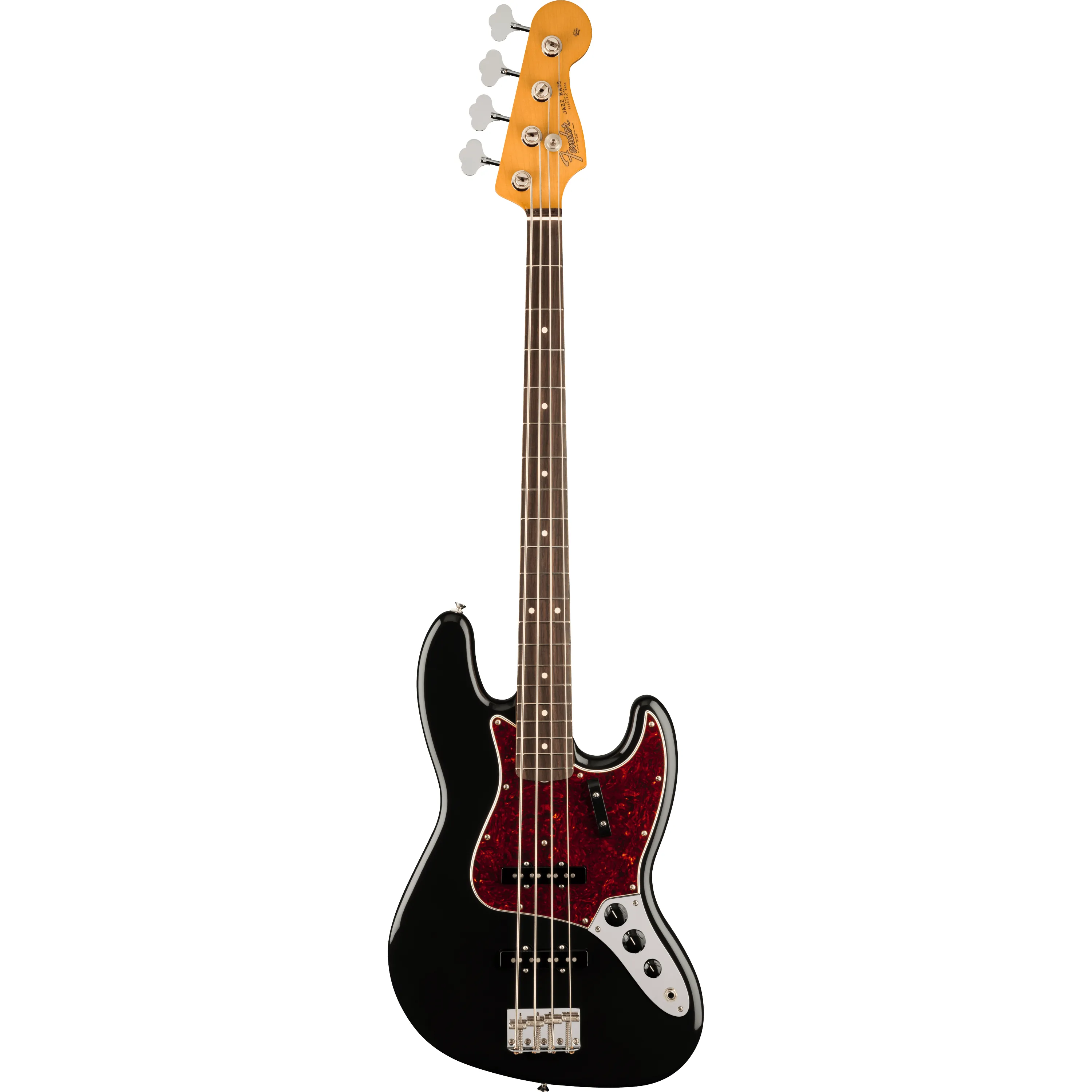 Fender Vintera II 60s Jazz Bass RW Black front view