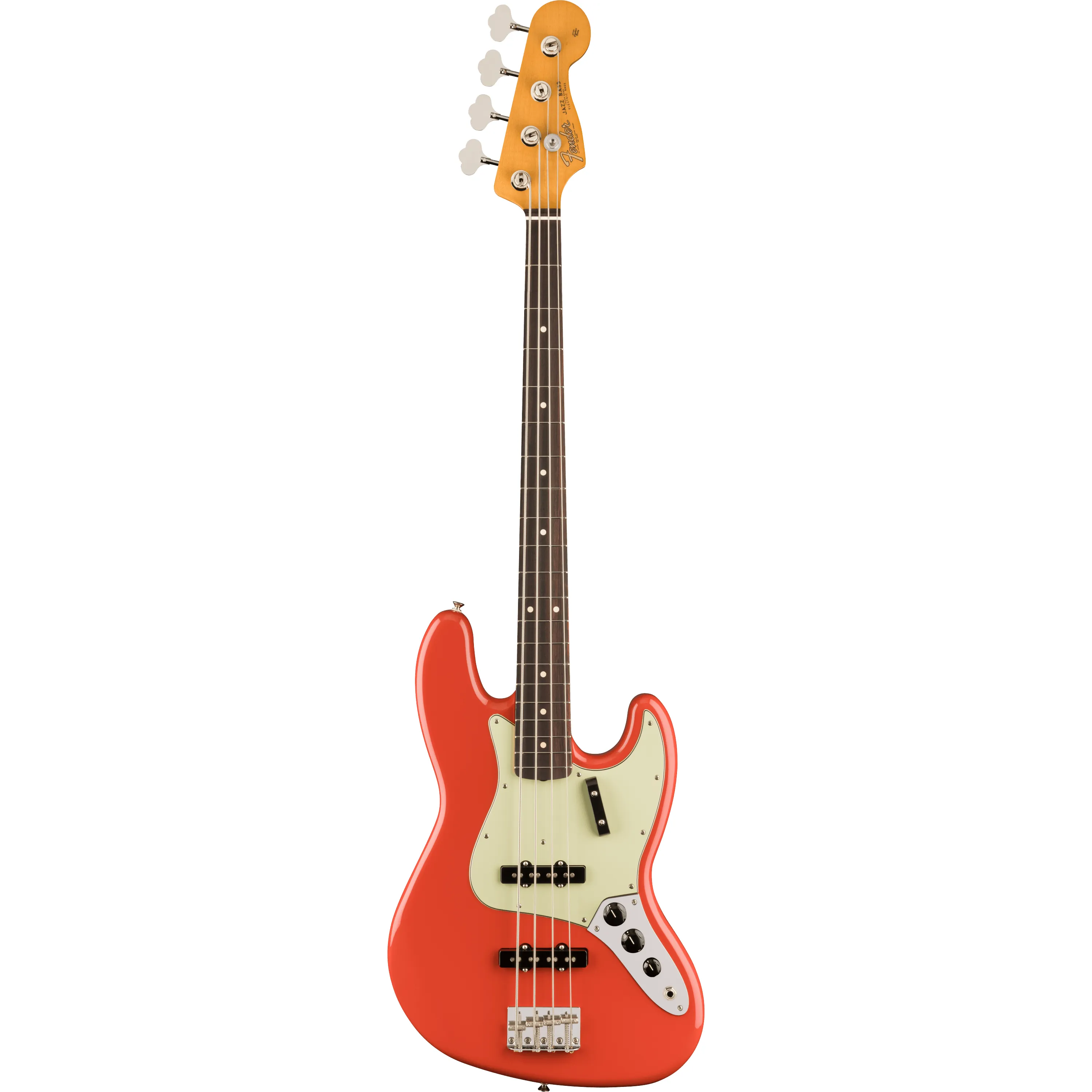 Fender Vintera II 60s Jazz Bass RW Fiesta Red front view