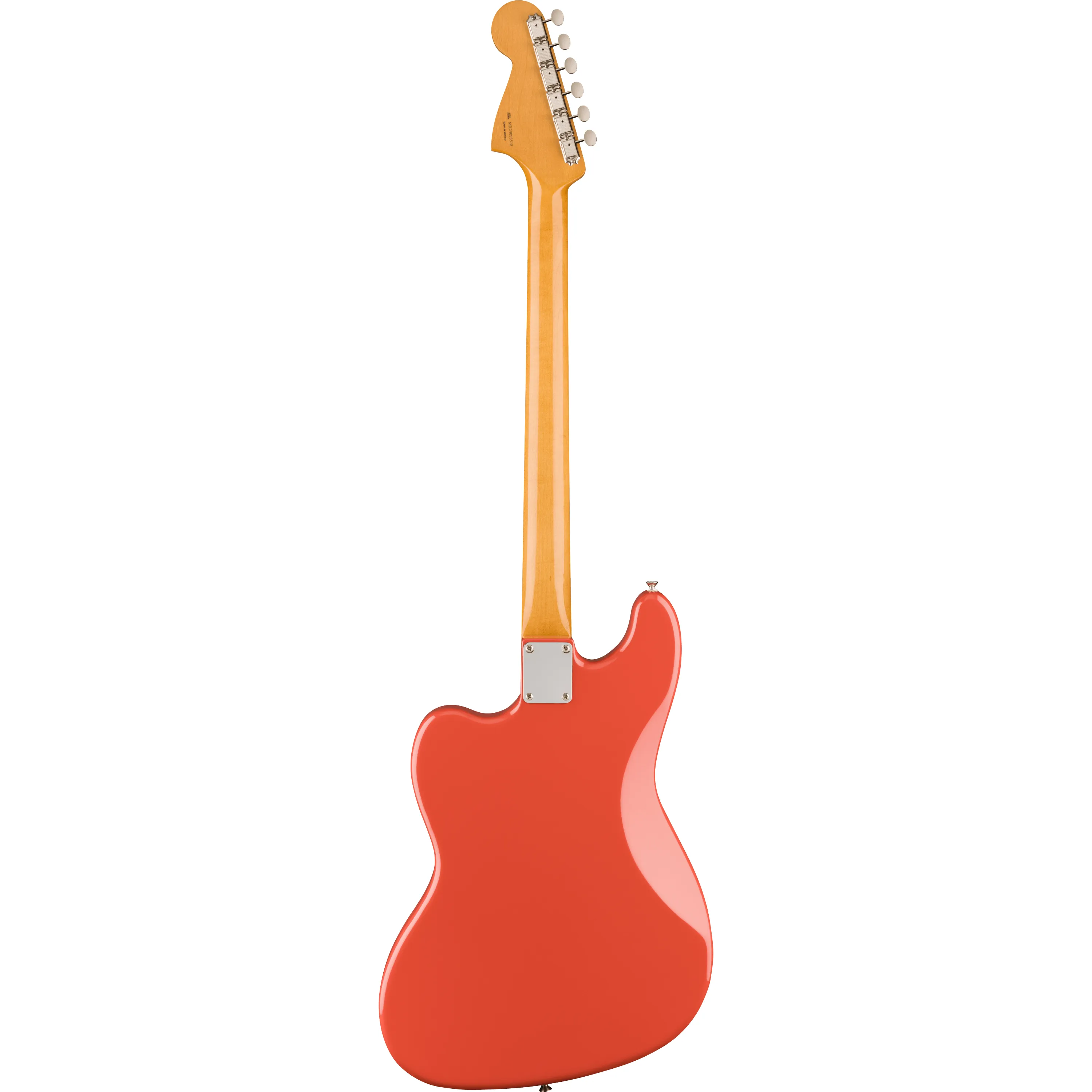 Fender Vintera II 60s Bass VI RW Fiesta Red back view