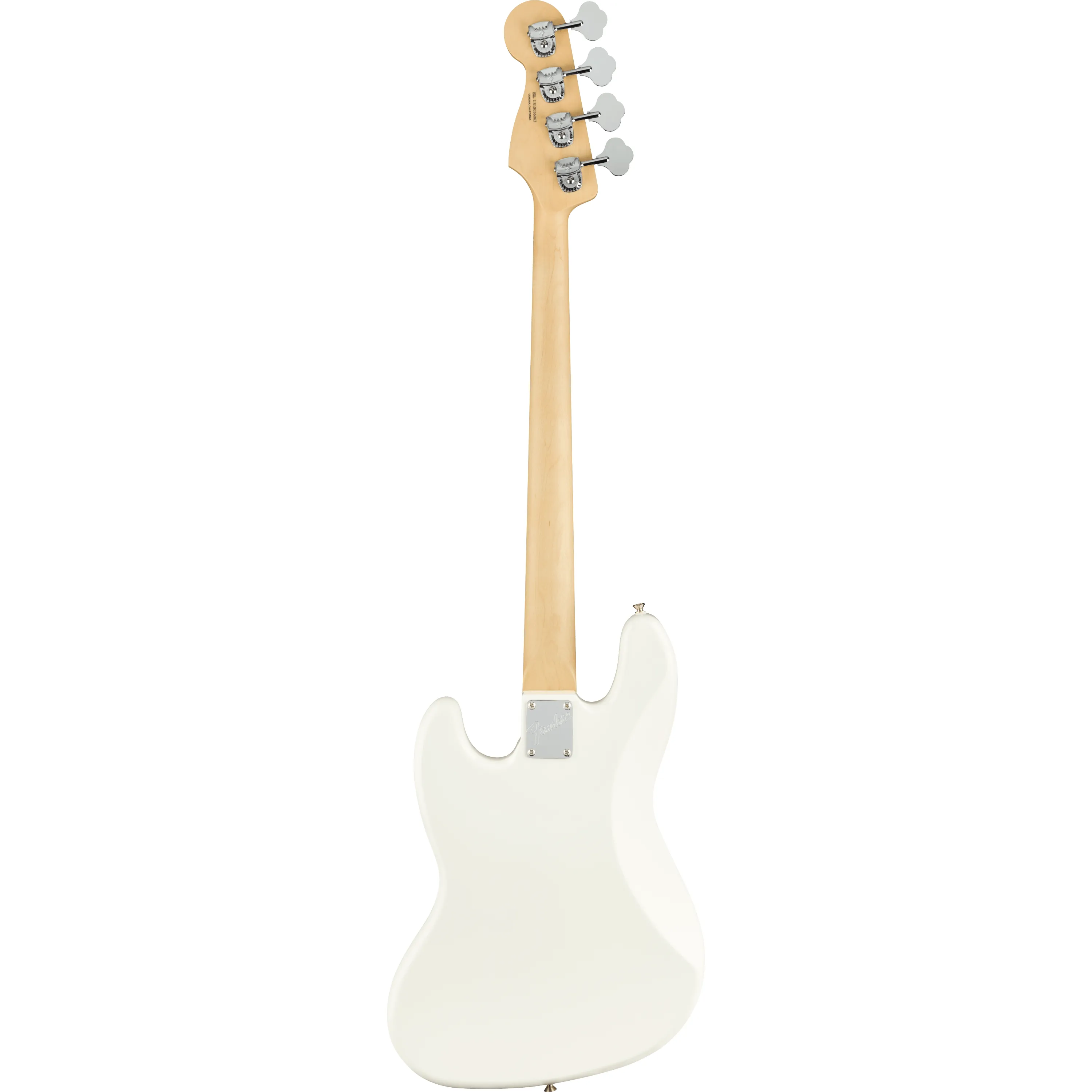 Fender American Performer Jazz Bass RW Arctic White back view