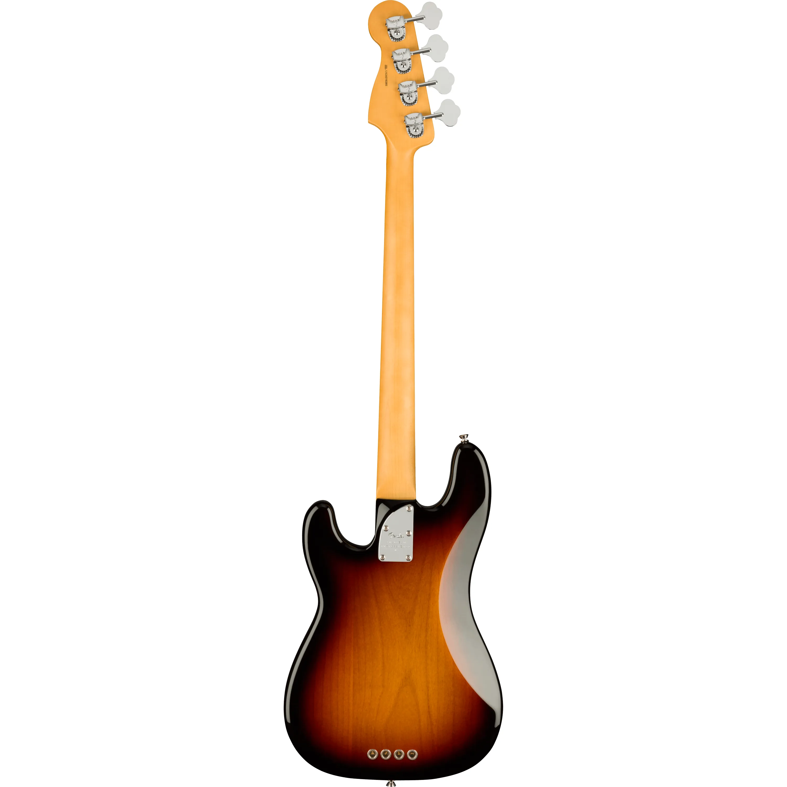 Fender American Professional II Precision Bass MN 3-Color Sunburst back view