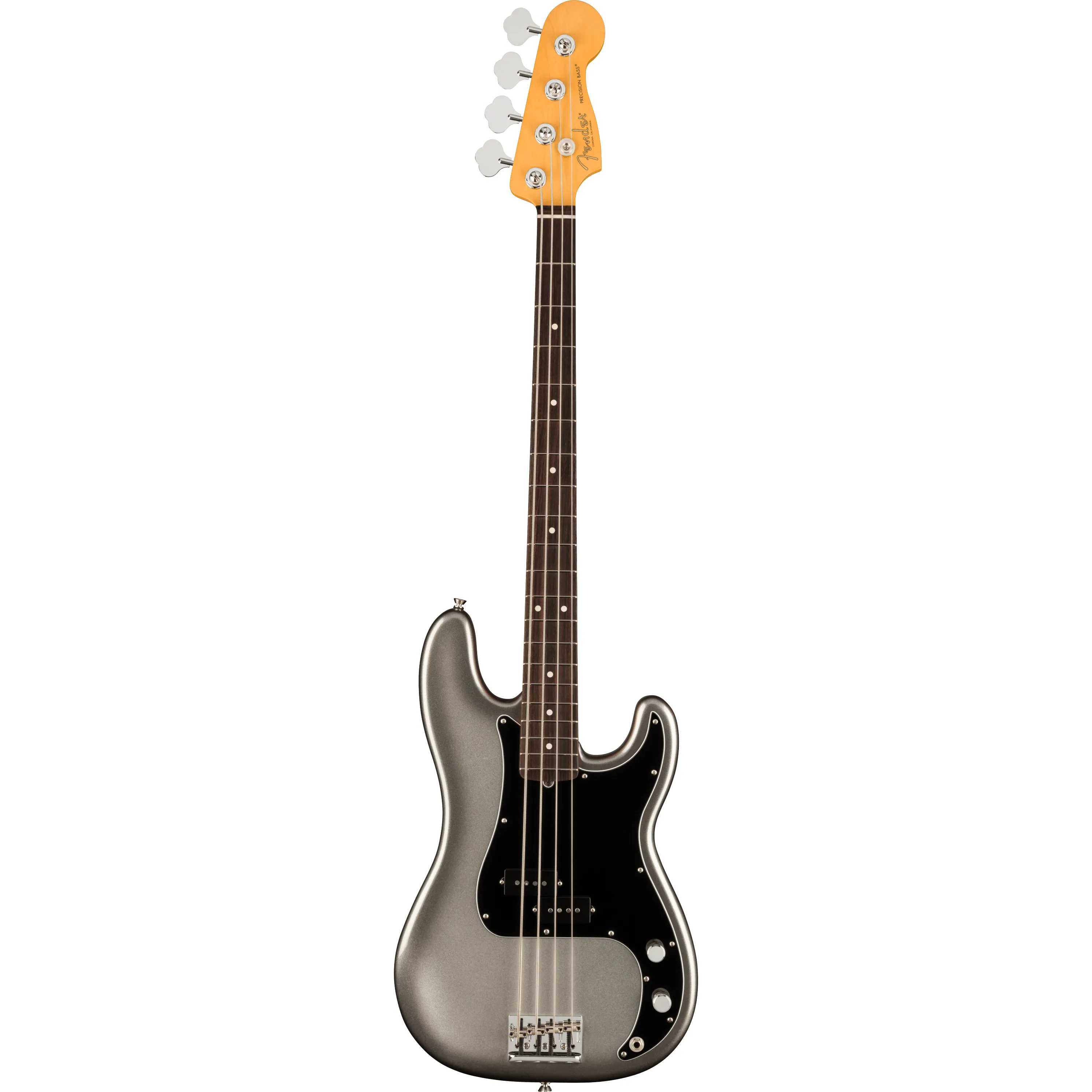 Fender American Professional II Precision Bass RW Mercury front view