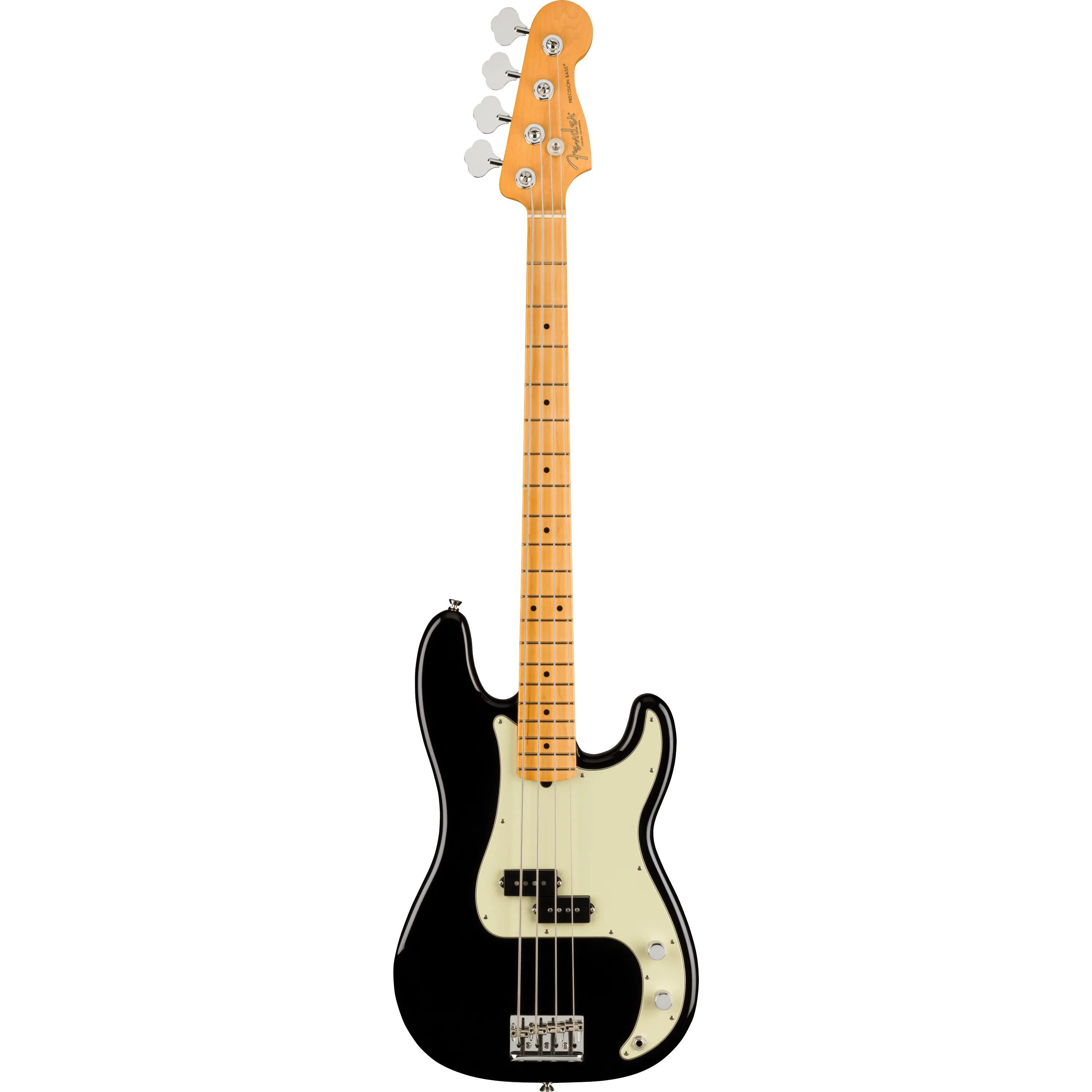 Fender American Professional II Precision Bass MN Black front view