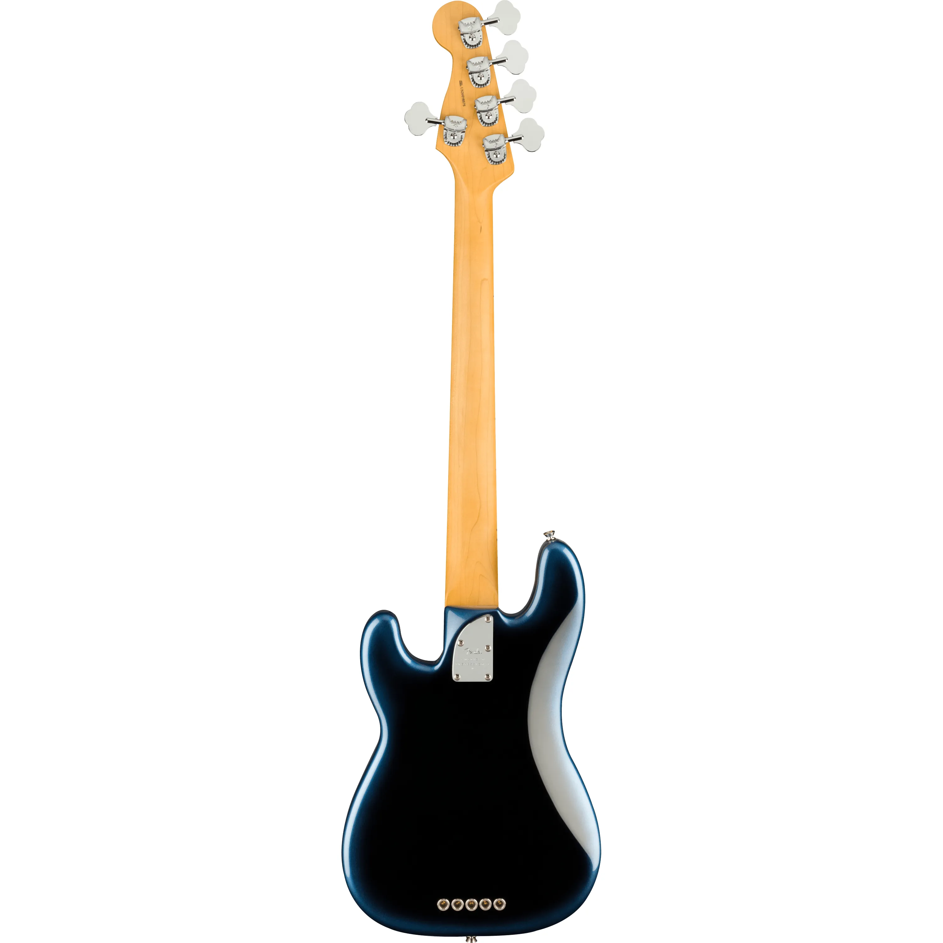 Fender American Professional II Precision Bass V MN Dark Night back view