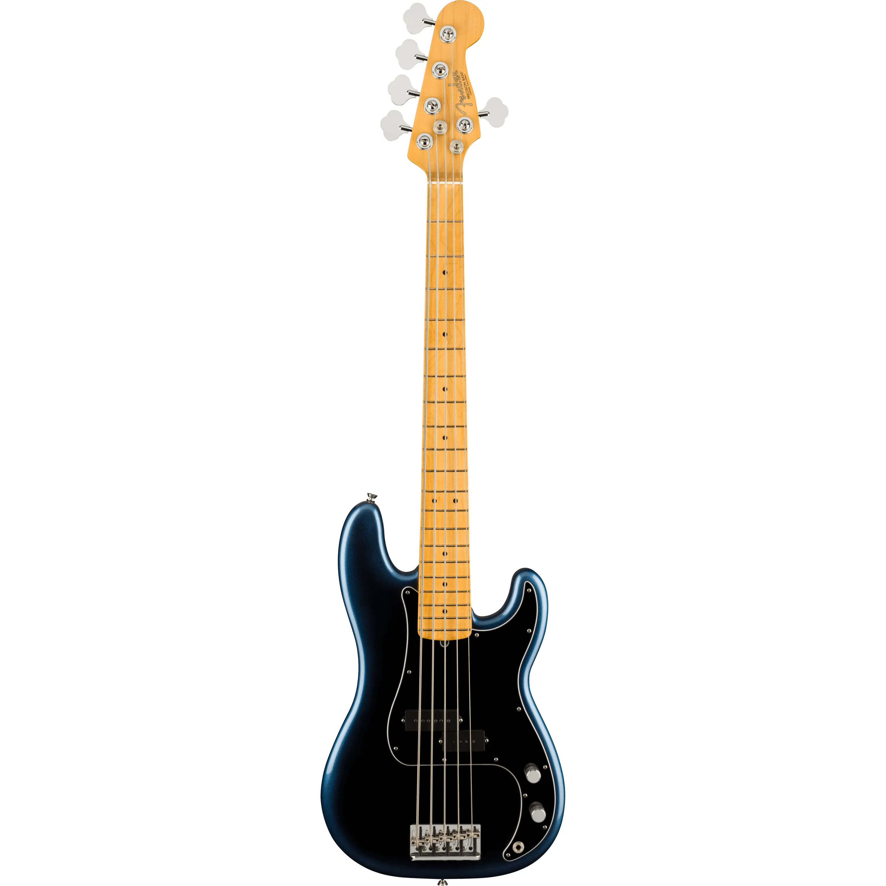 Fender American Professional II Precision Bass V MN Dark Night front view