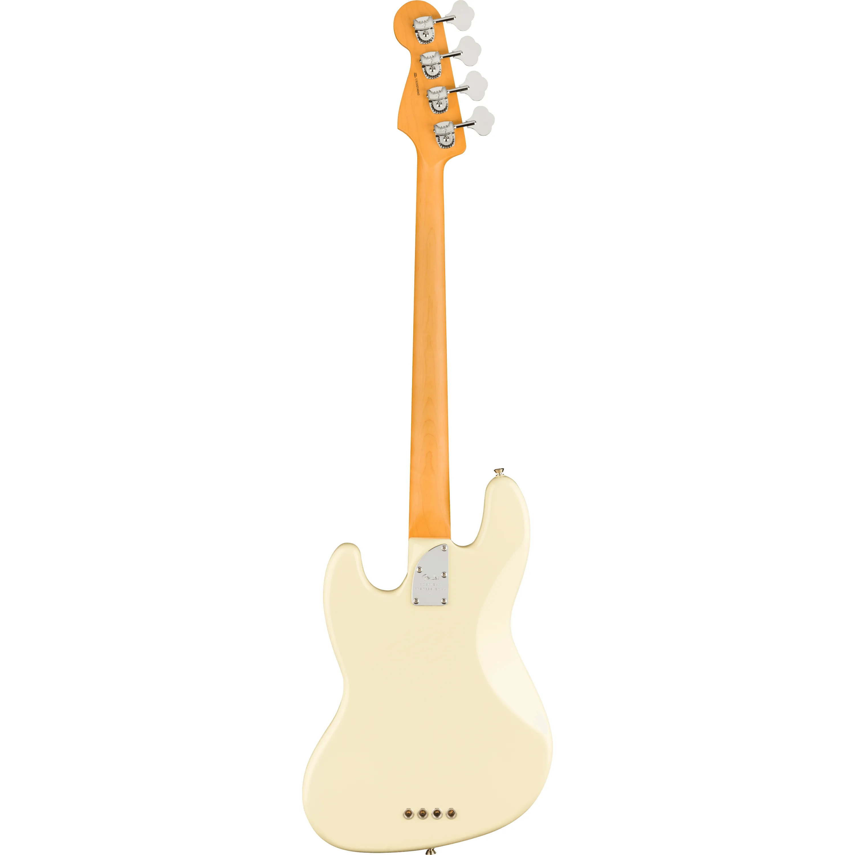 Fender American Professional II Jazz Bass RW Olympic White back view
