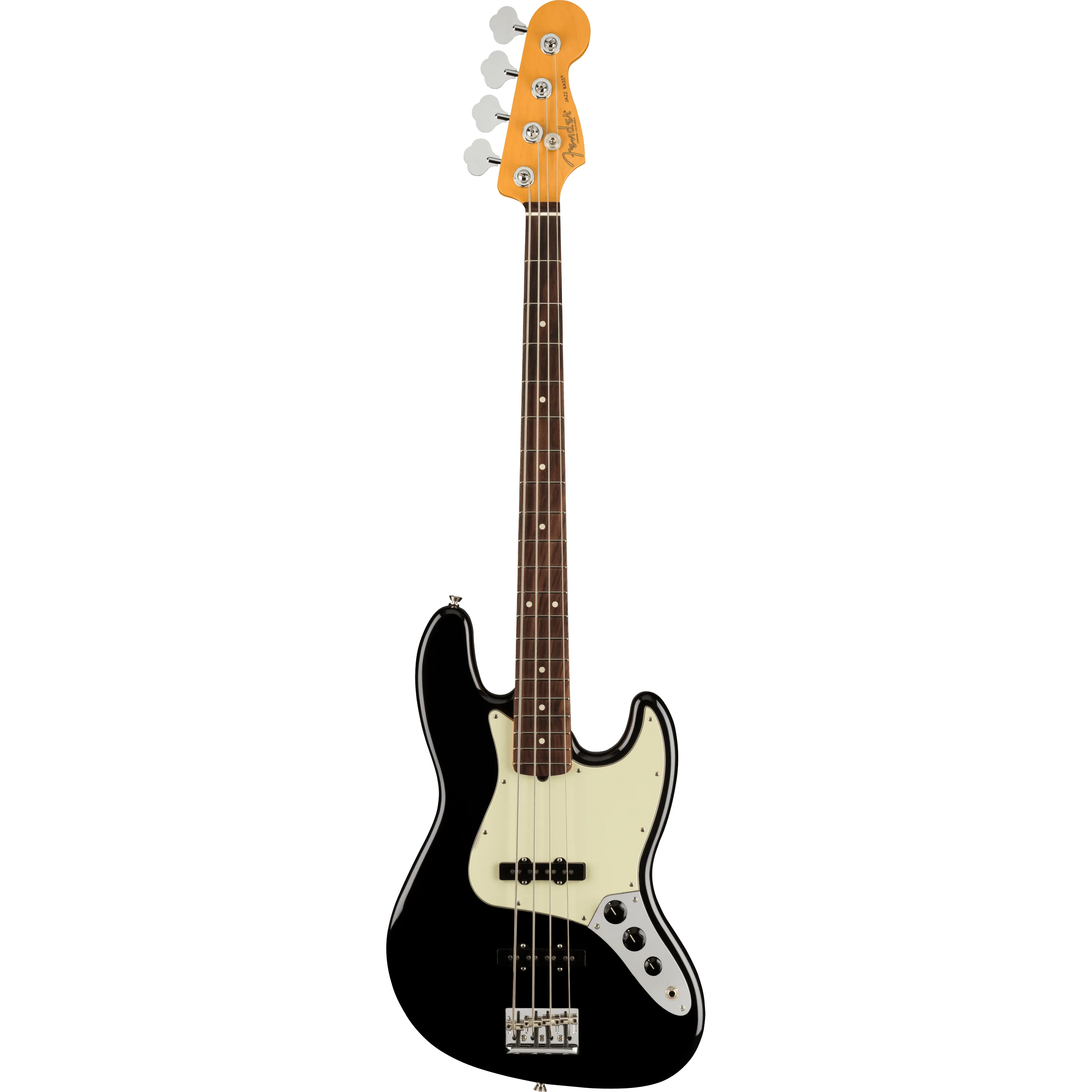 Fender American Professional II Jazz Bass RW Black front view