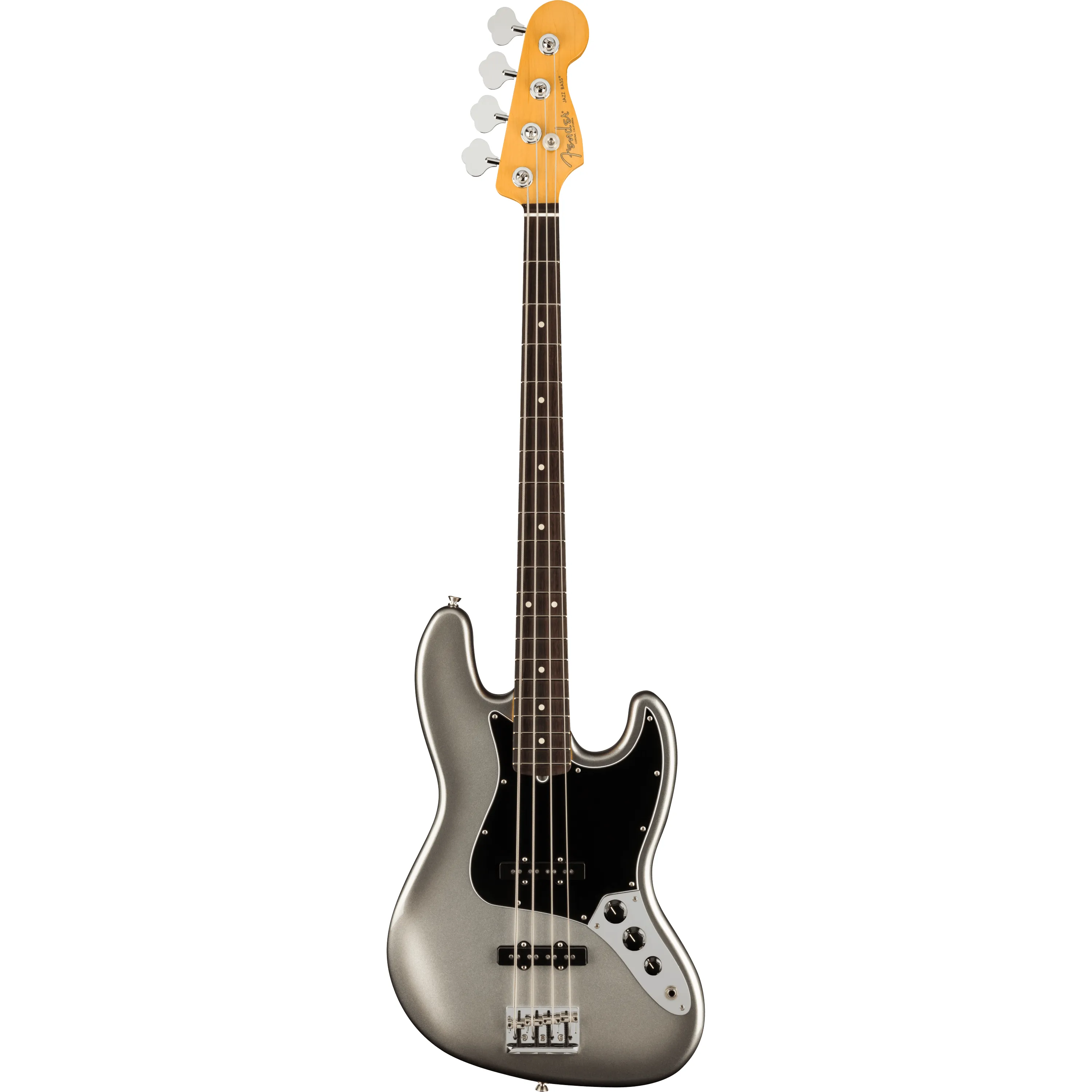 Fender American Professional II Jazz Bass RW Mercury front view