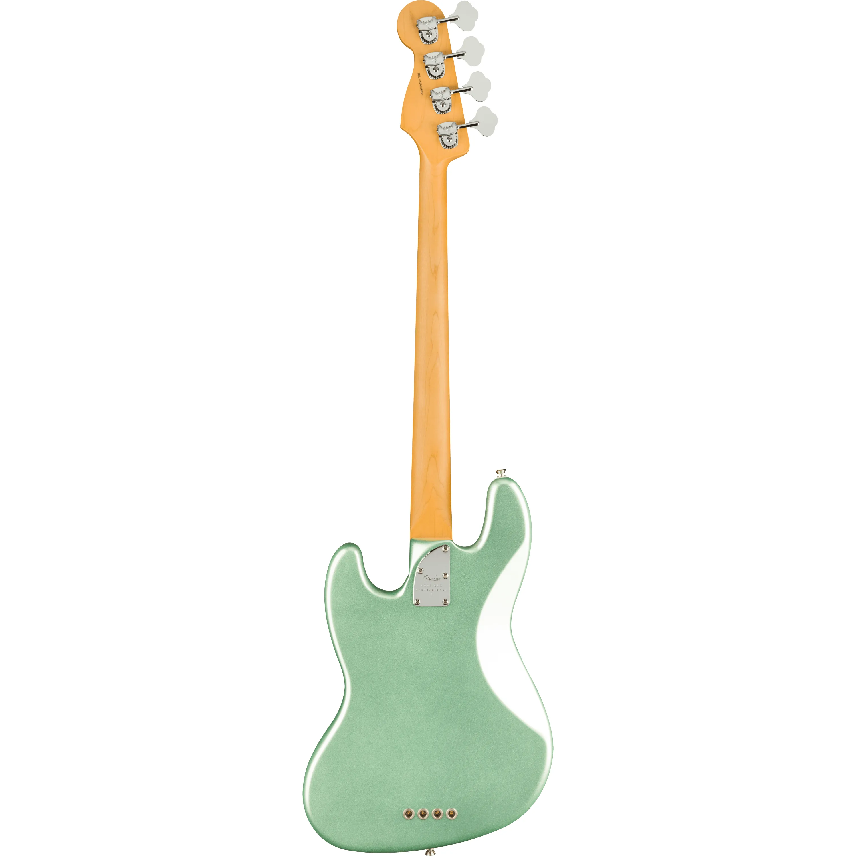 Fender American Professional II Jazz Bass MN Mystic Surf Green back view