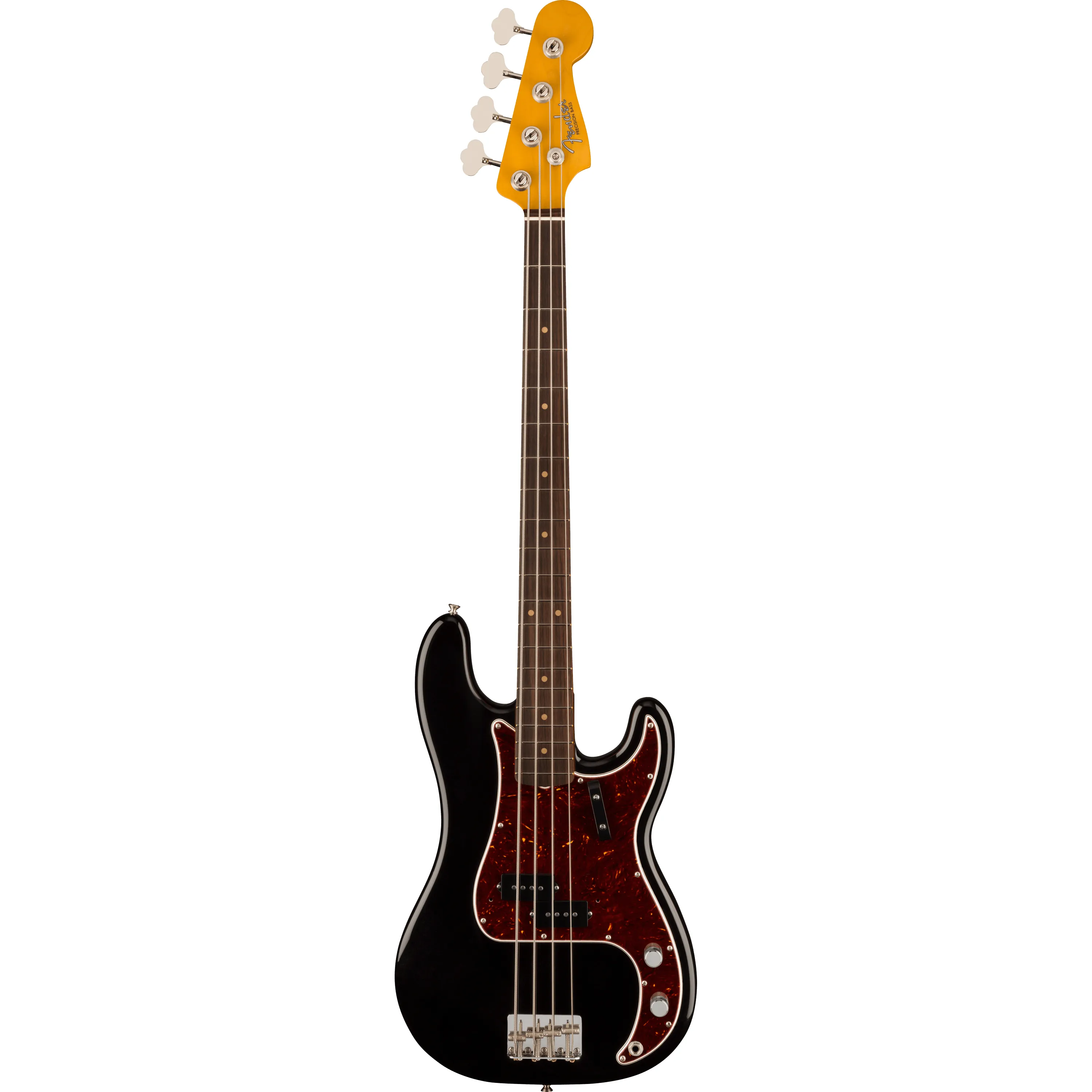 Fender American Vintage II 1960 Precision Bass RW Black front view