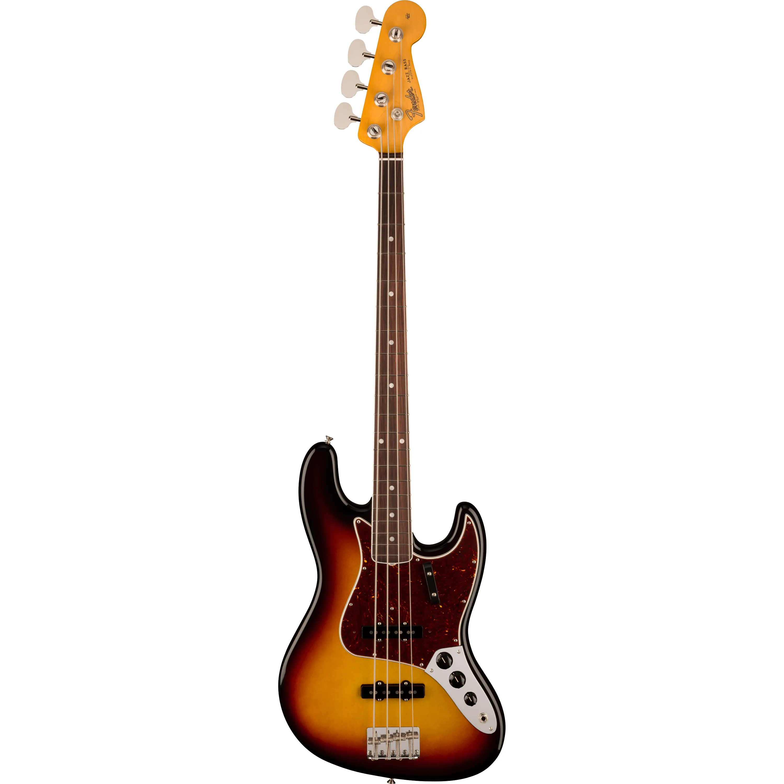 Fender American Vintage II 1966 Jazz Bass RW 3-Color Sunburst front view