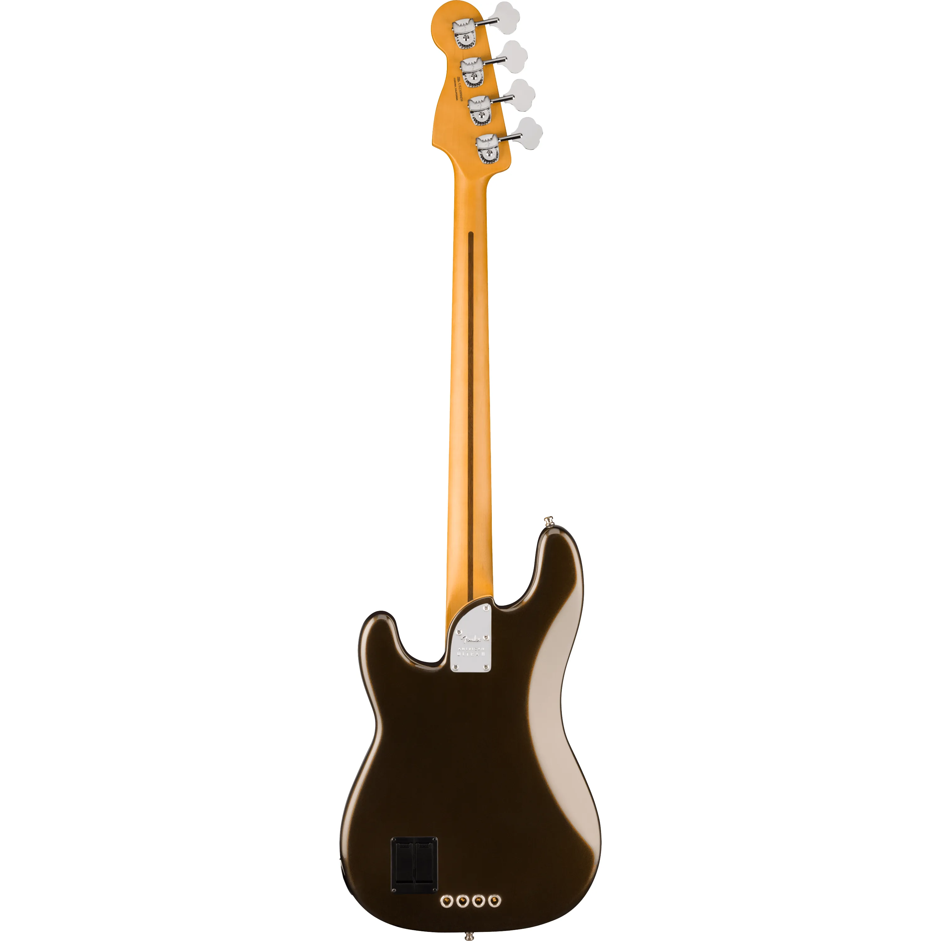 Fender American Ultra II Precision Bass EB Texas Tea back view