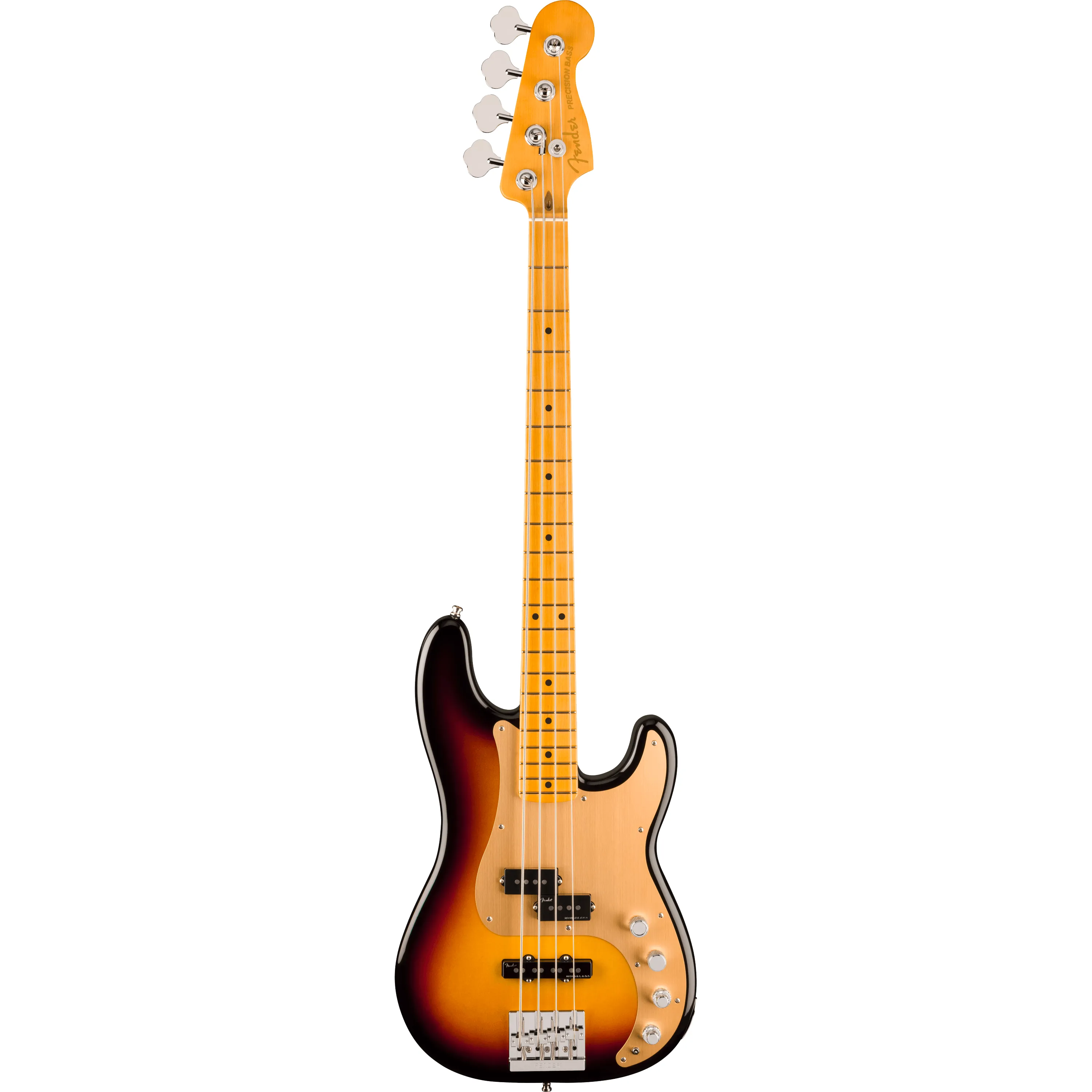 Fender American Ultra II Precision Bass MN Ultraburst front view