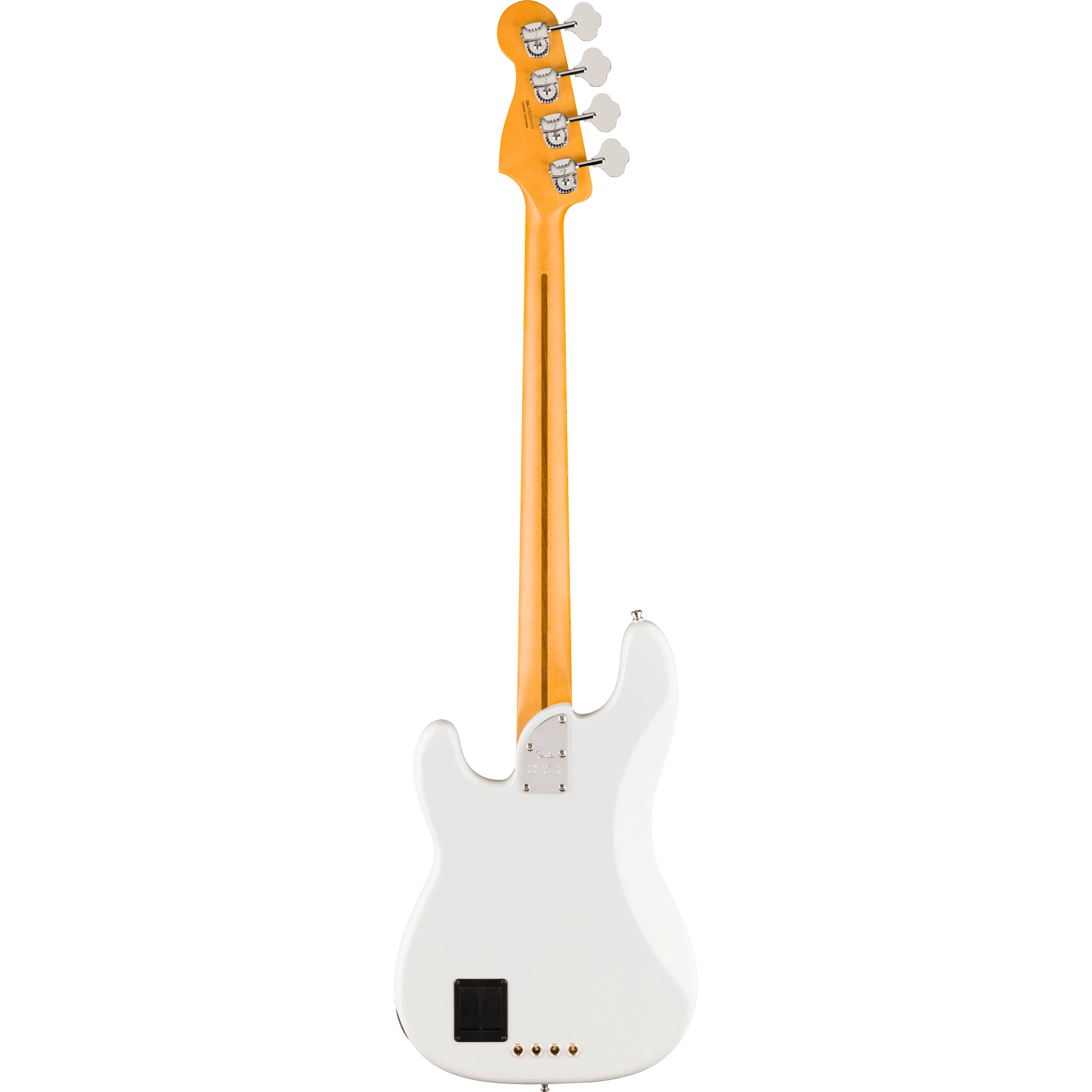 Fender American Ultra II Precision Bass MN Avalanche back view