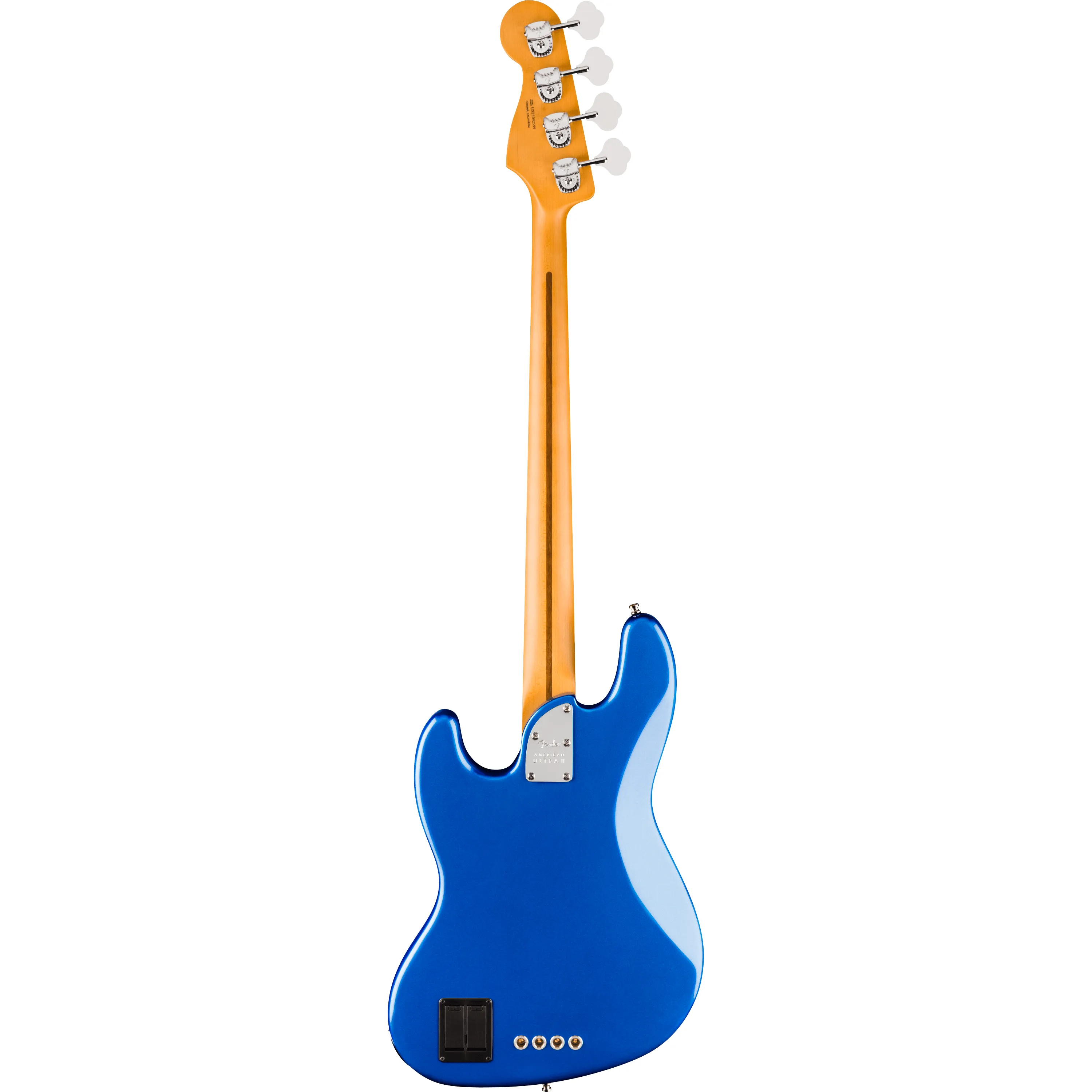 Fender American Ultra II Jazz Bass EB Noble Blue back view