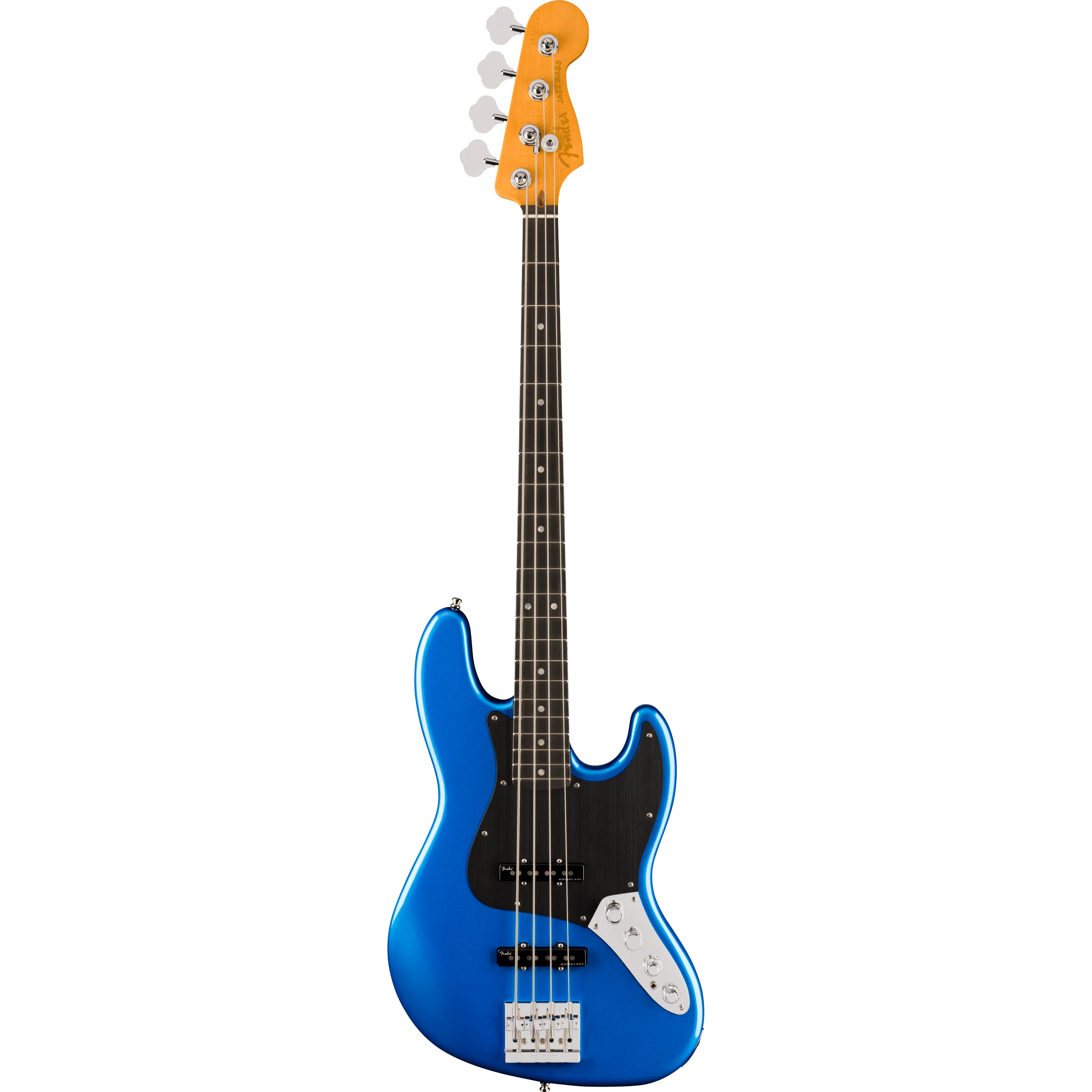 Fender American Ultra II Jazz Bass EB Noble Blue front view