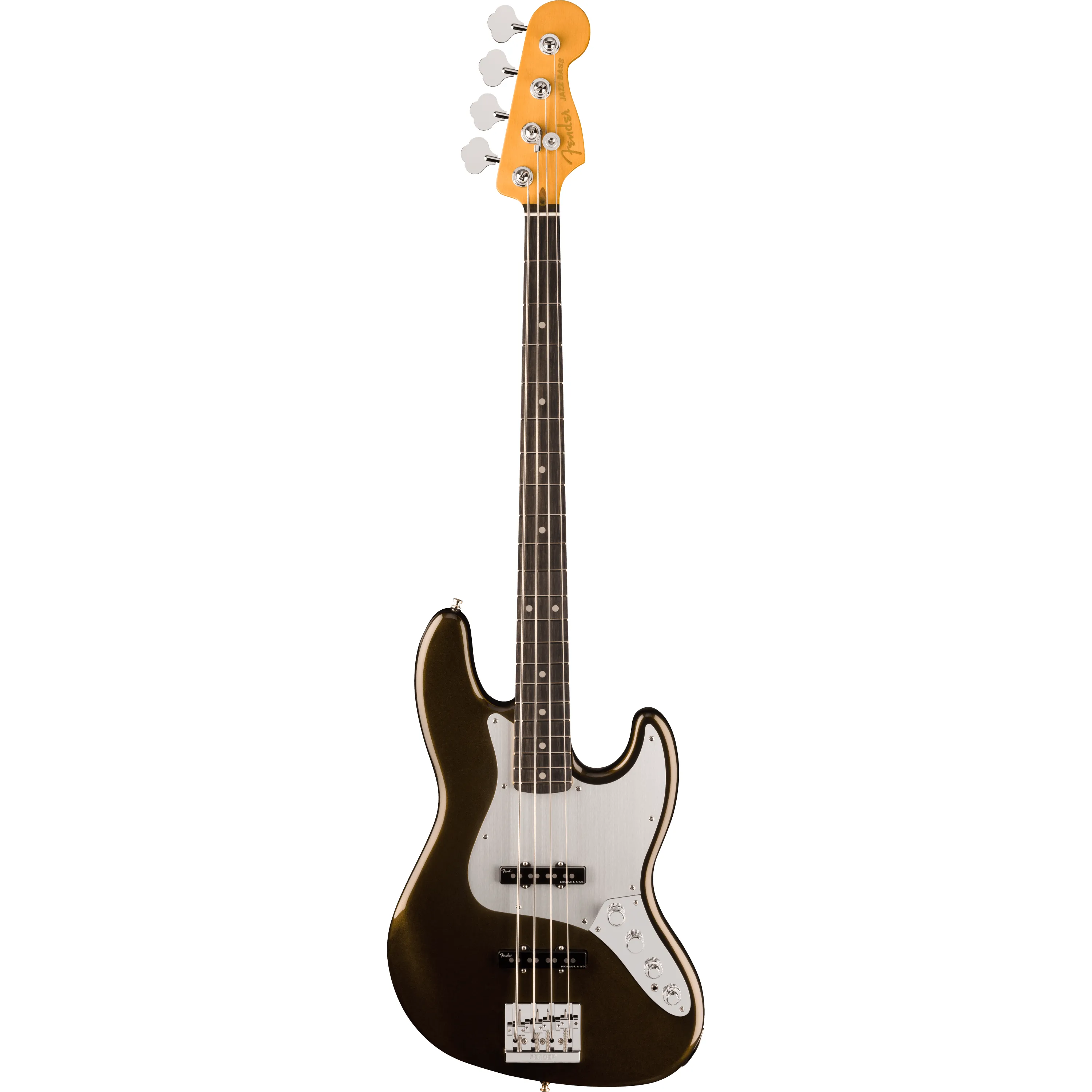 Fender American Ultra II Jazz Bass EB Texas Tea front view
