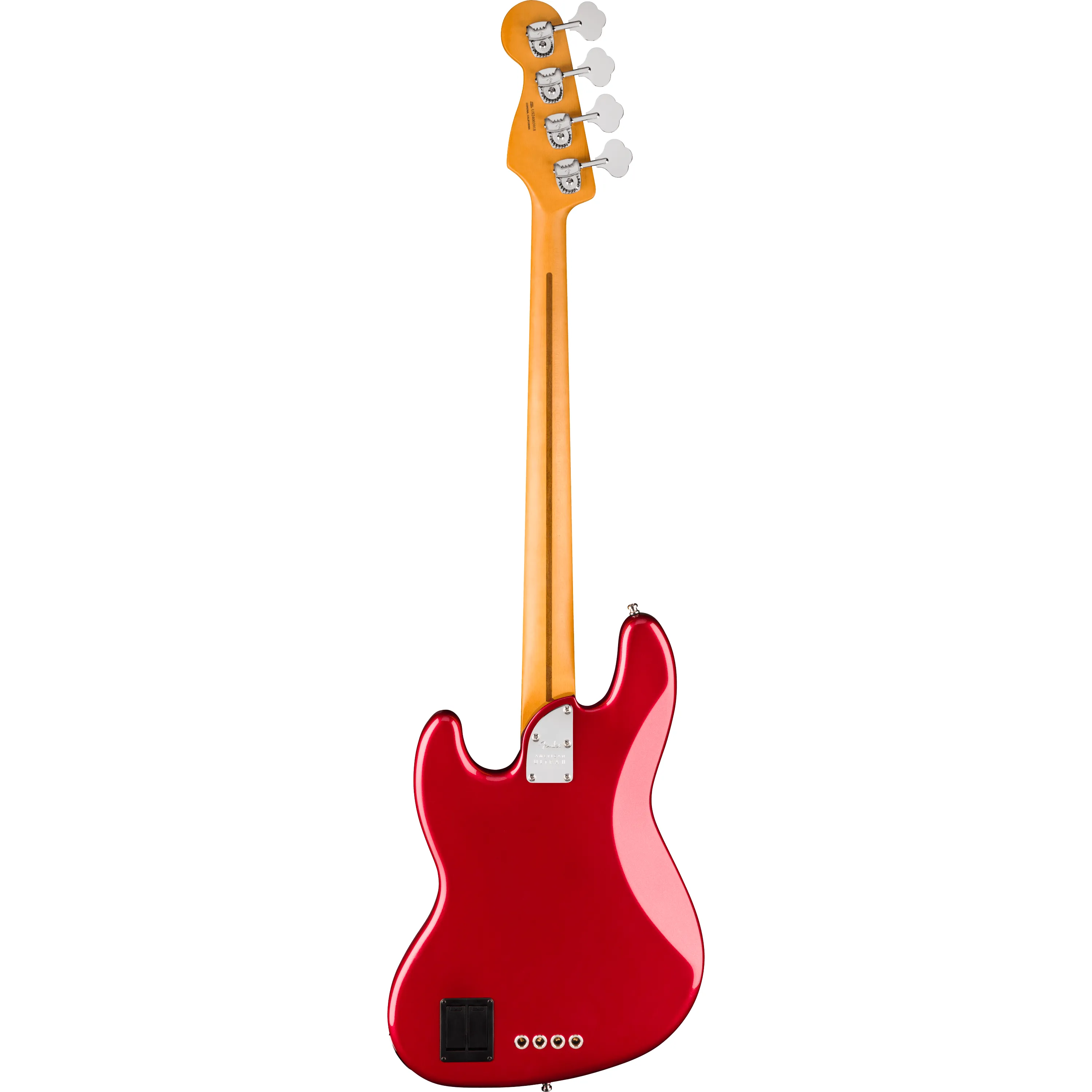 Fender American Ultra II Jazz Bass MN Sinister Red back view