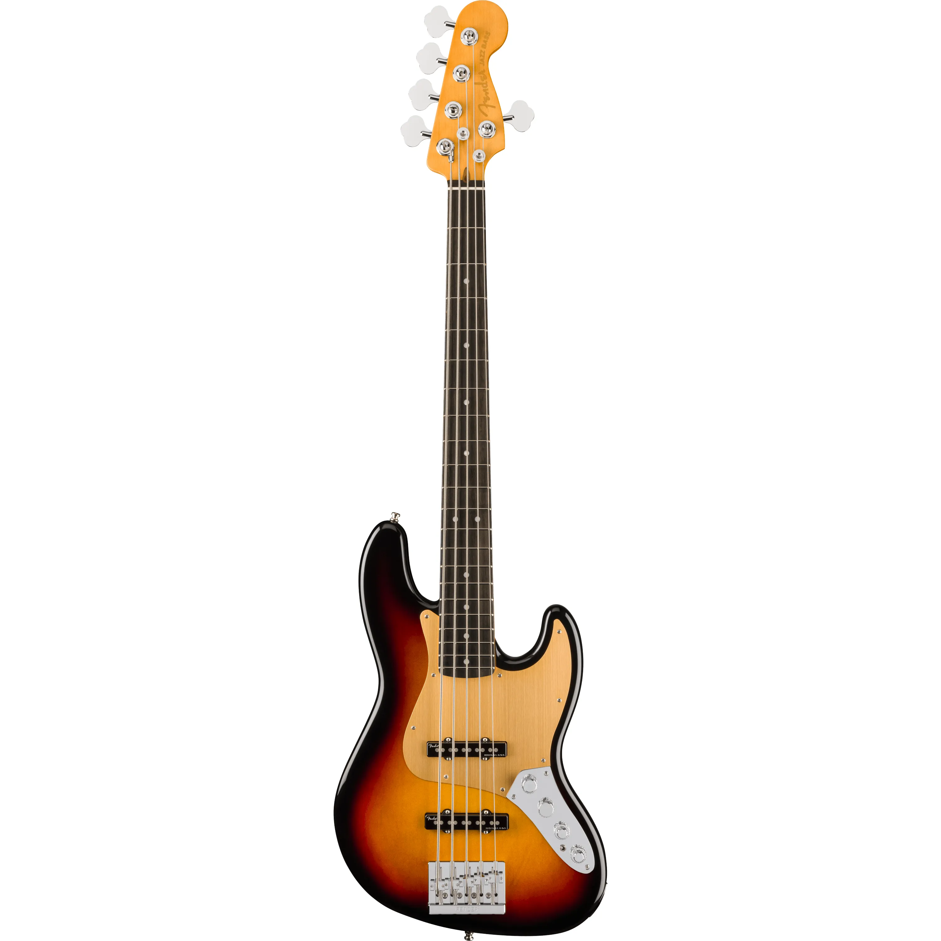 Fender American Ultra II Jazz Bass V EB Ultraburst front view