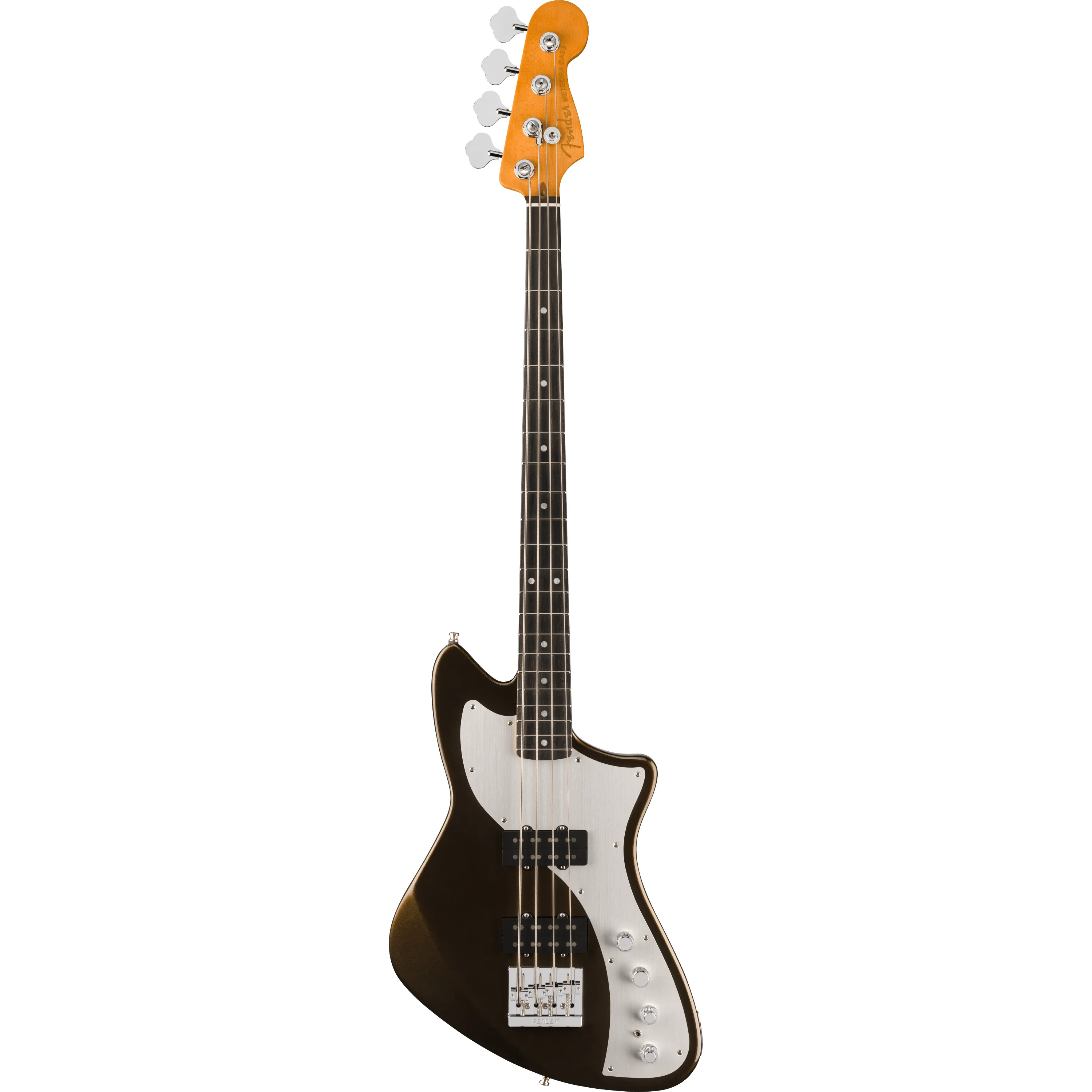 Fender American Ultra II Meteora Bass EB Texas Tea front view
