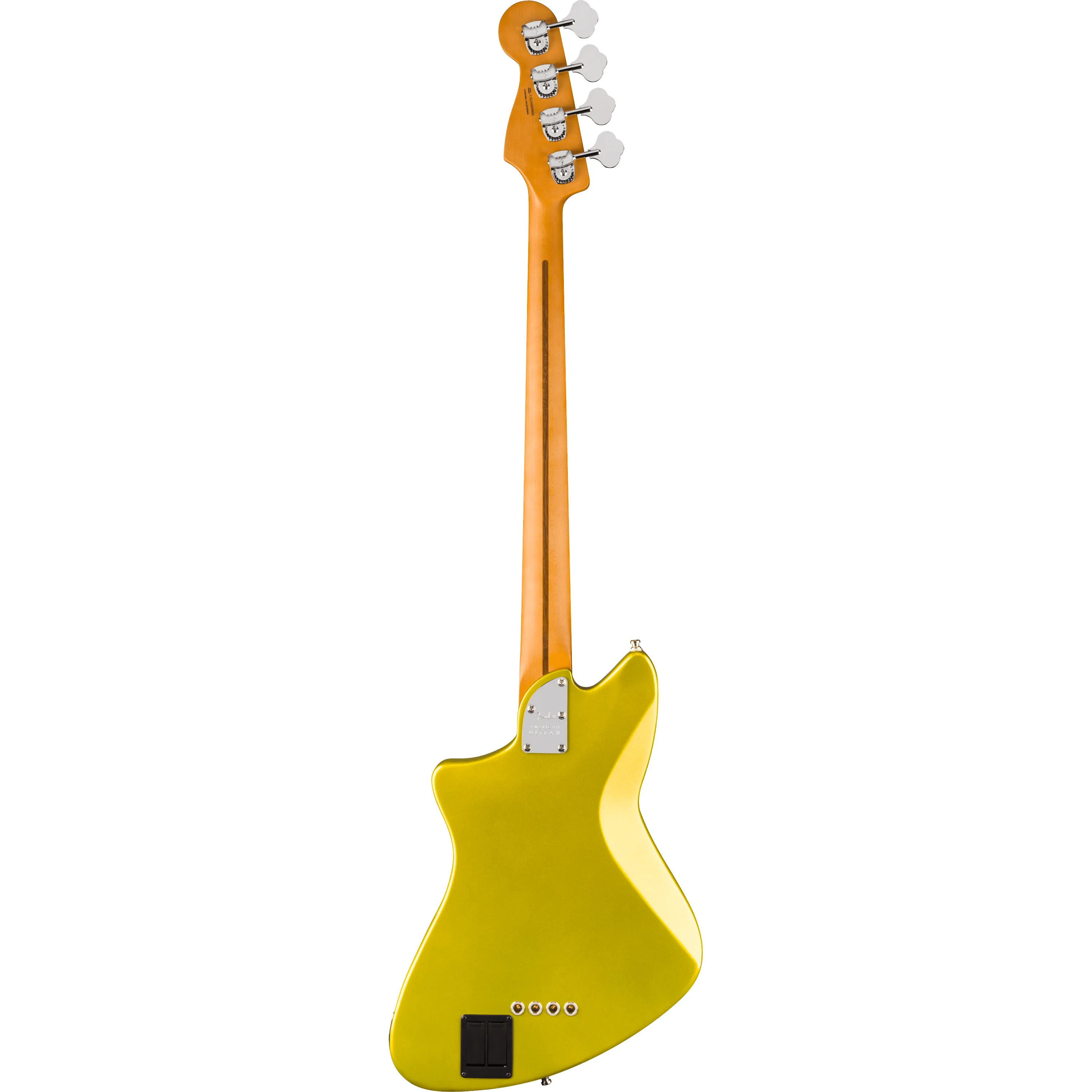 Fender American Ultra II Meteora Bass MN Solar Flare back view
