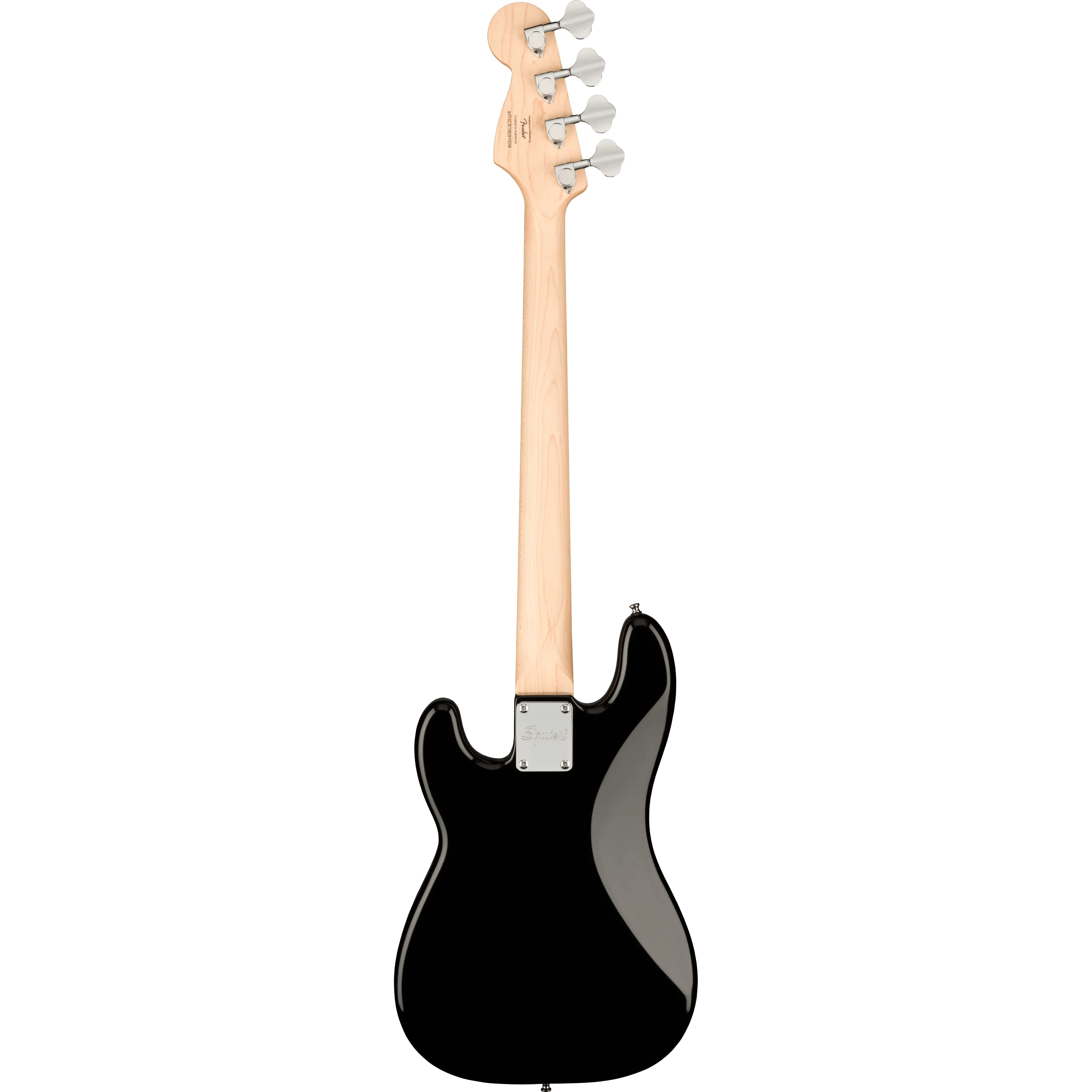 Squier Mini Precision Bass IL Black back view