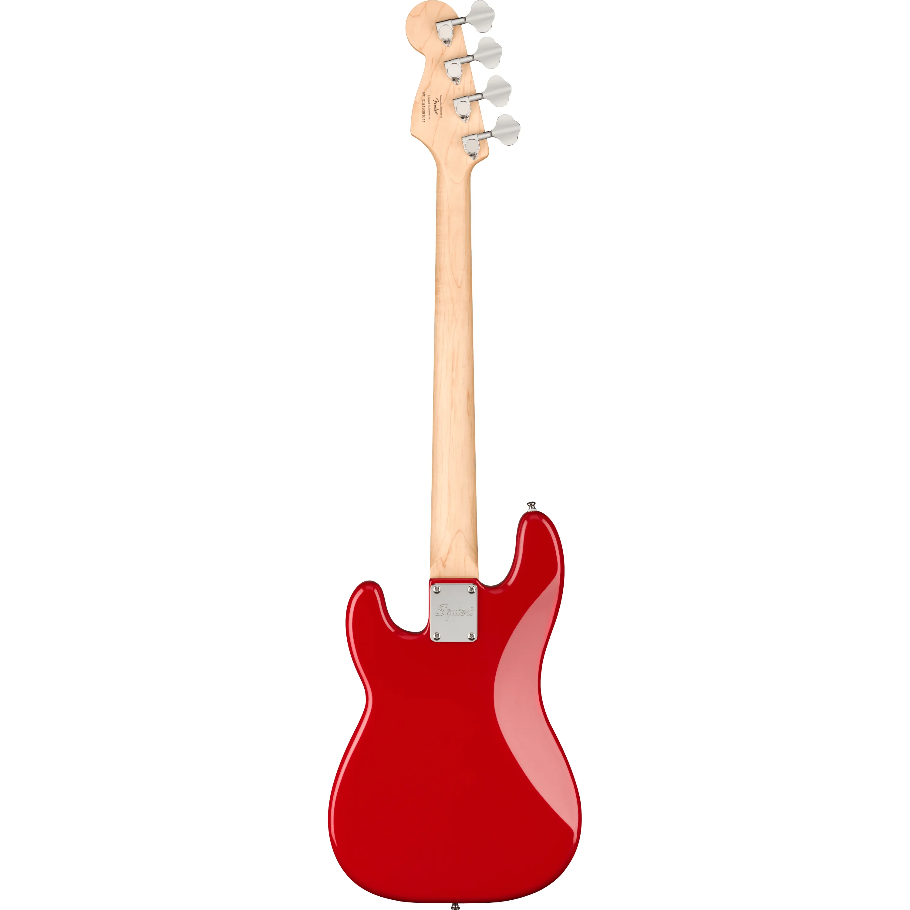 Squier Mini Precision Bass IL Dakota Red back view