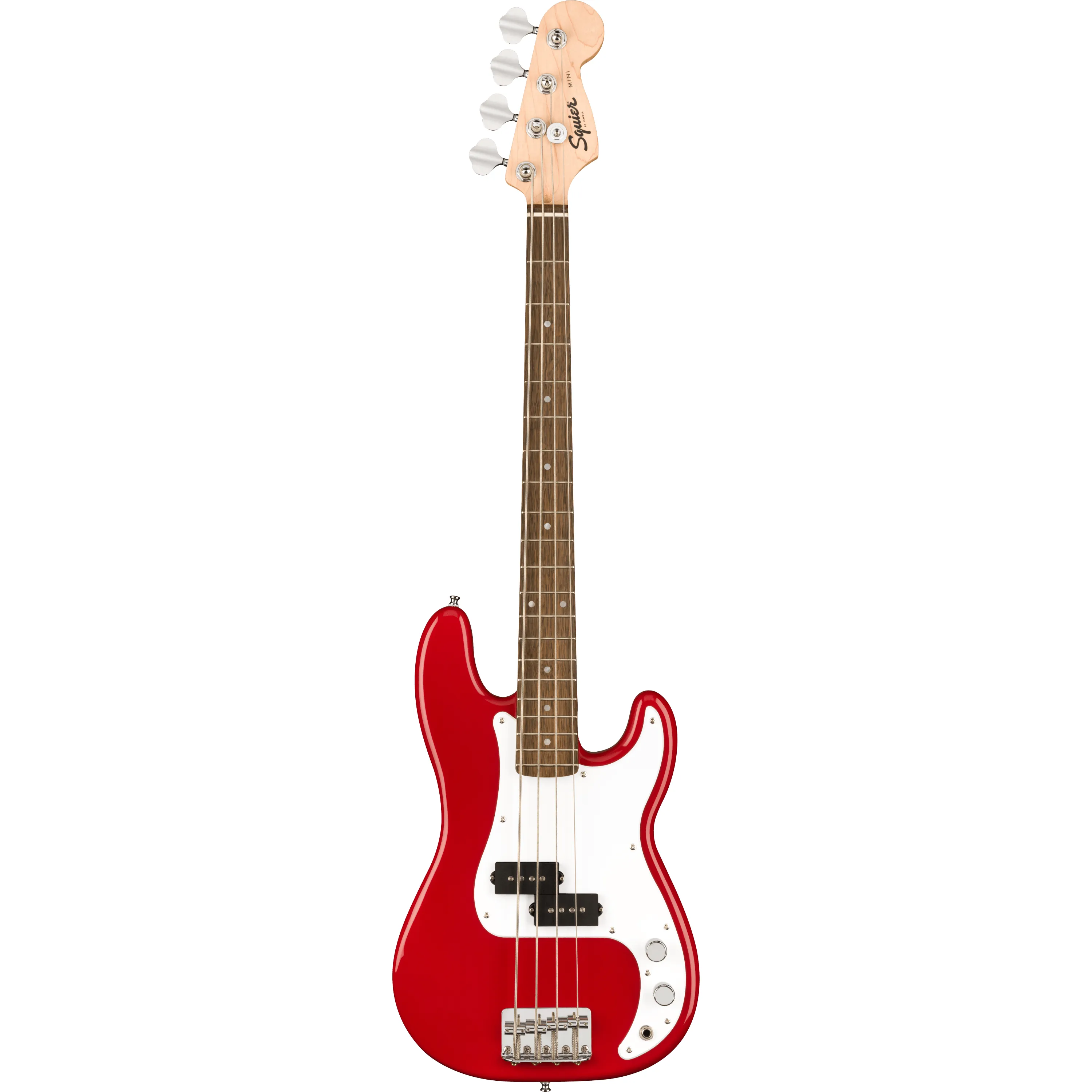 Squier Mini Precision Bass IL Dakota Red front view