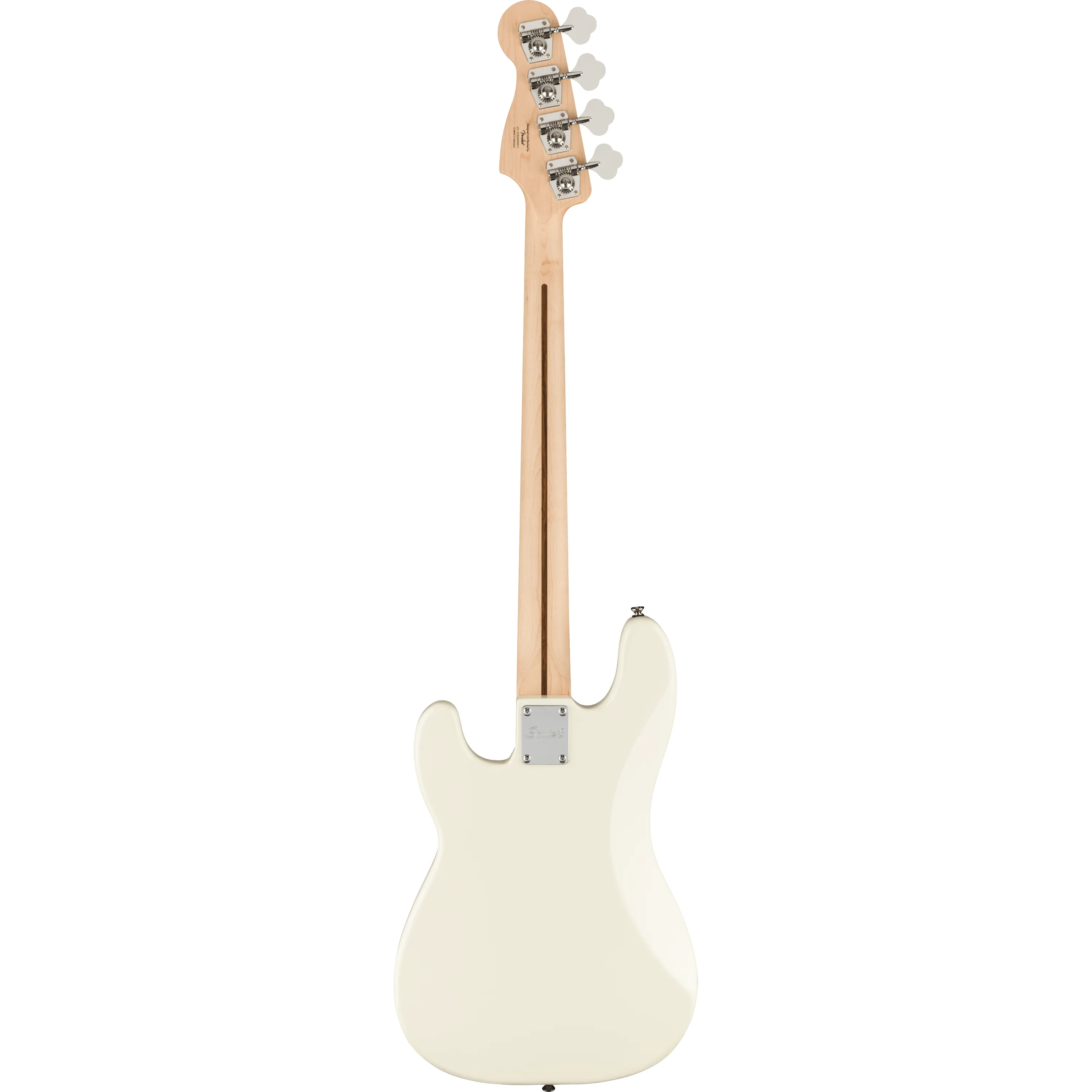 Squier Affinity Precision Bass PJ MN Olympic White back view