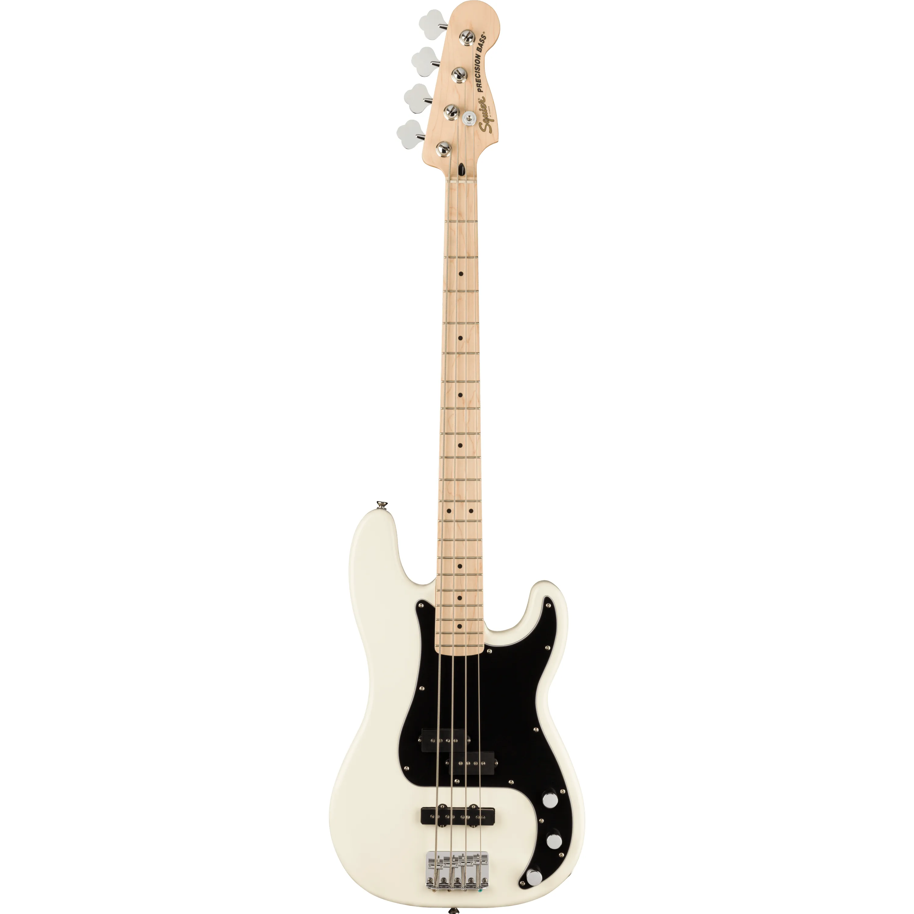 Squier Affinity Precision Bass PJ MN Olympic White front view