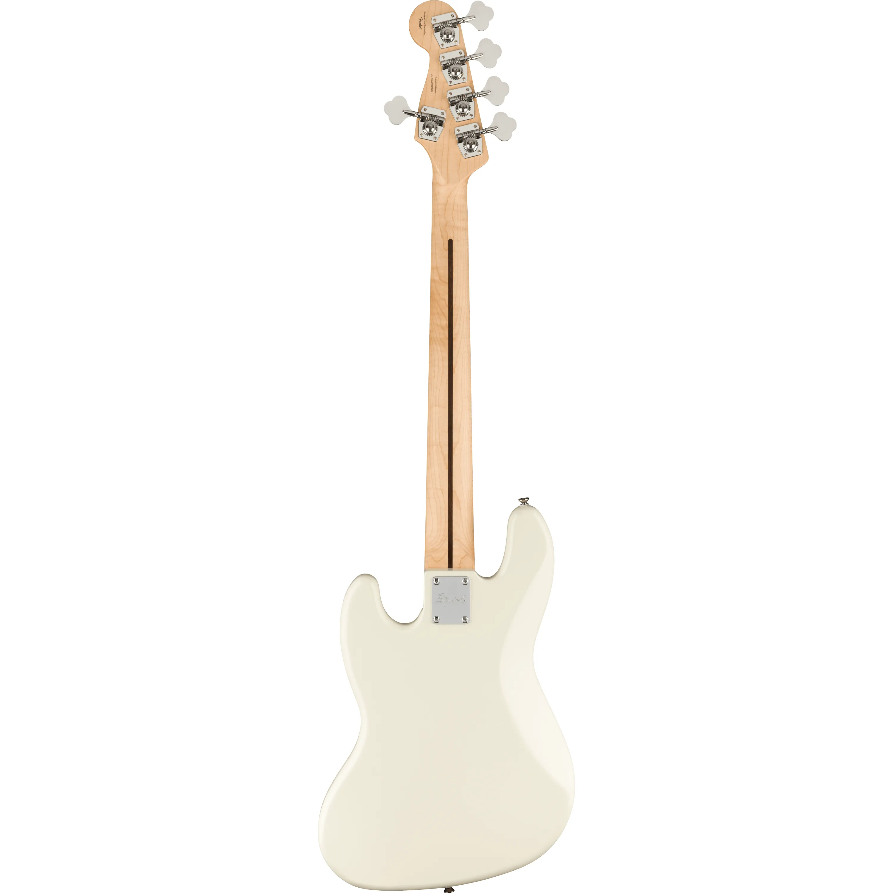 Squier Affinity Jazz Bass V MN Olympic White back view