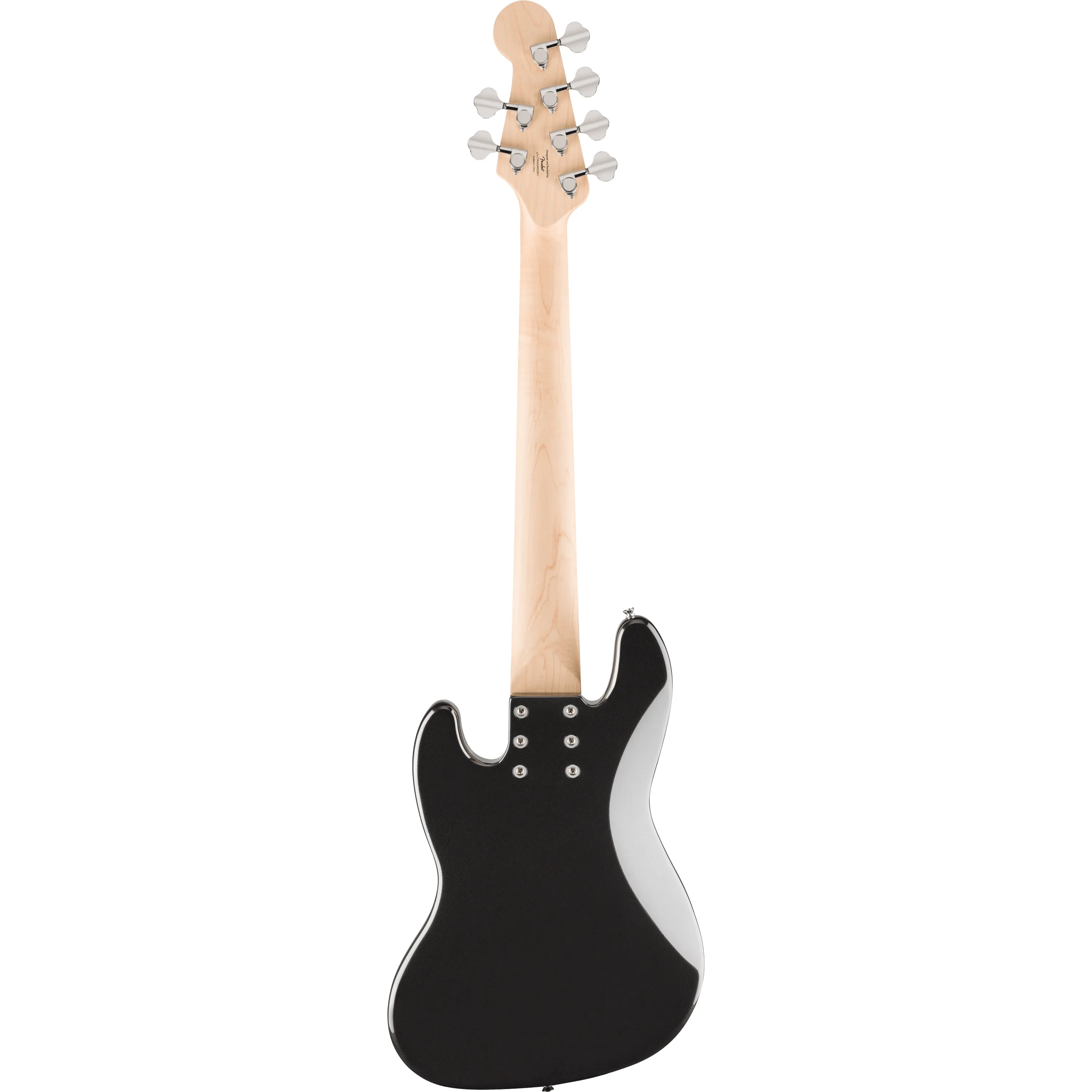 Squier Affinity Jazz Bass VI IL Black Metallic back view