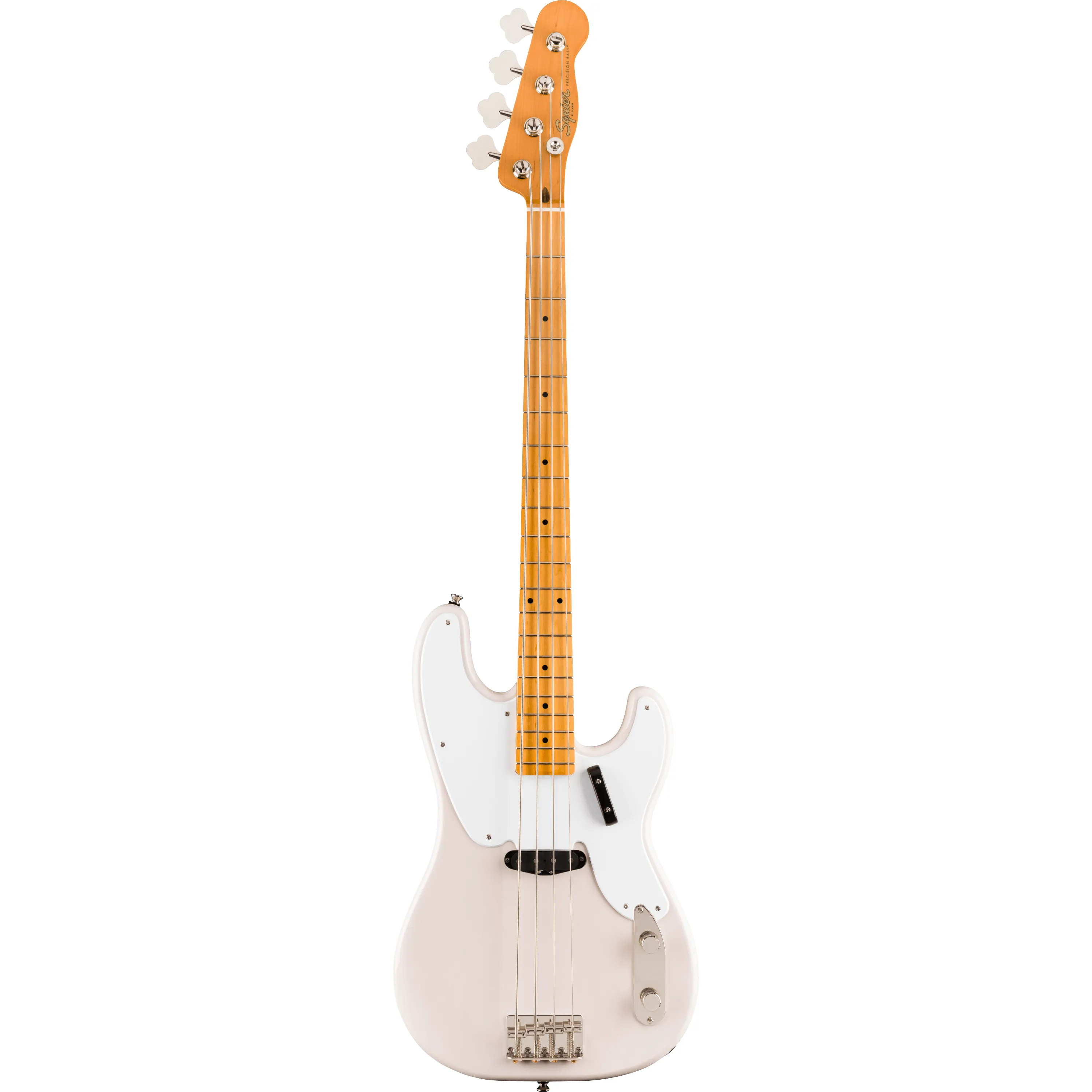 Squier Classic Vibe 50s Precision Bass MN White Blonde front view