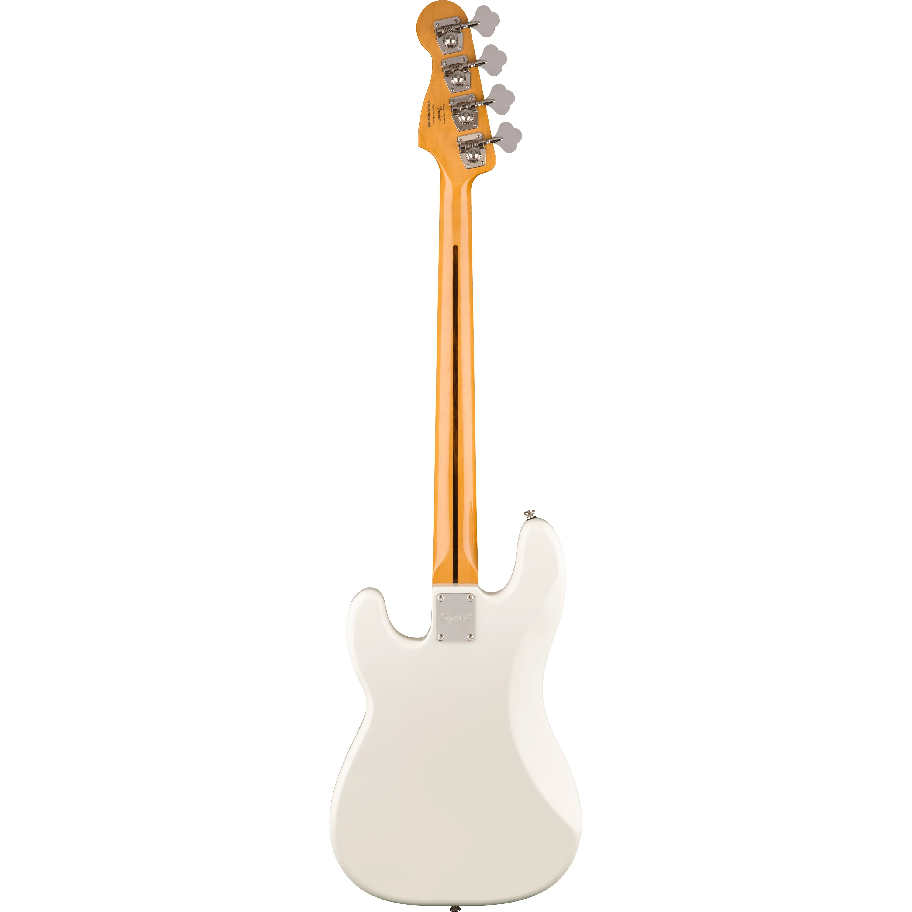 Squier Classic Vibe 60s Precision Bass IL Olympic White back view