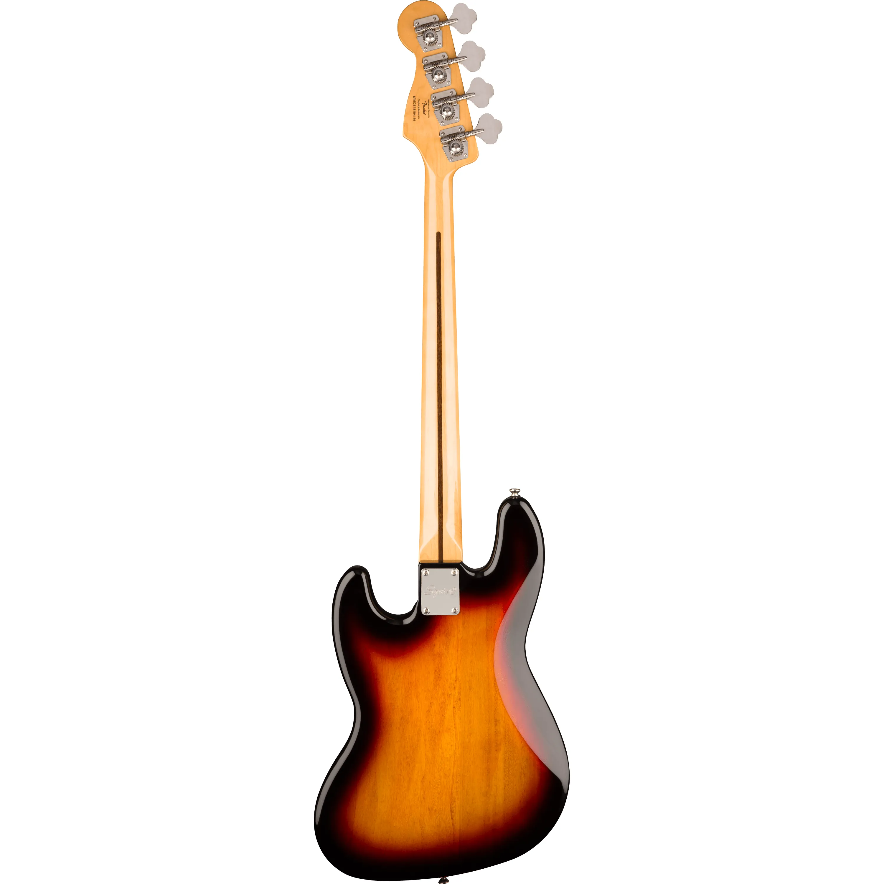 Squier Classic Vibe 70s Jazz Bass MN 3-Color Sunburst back view