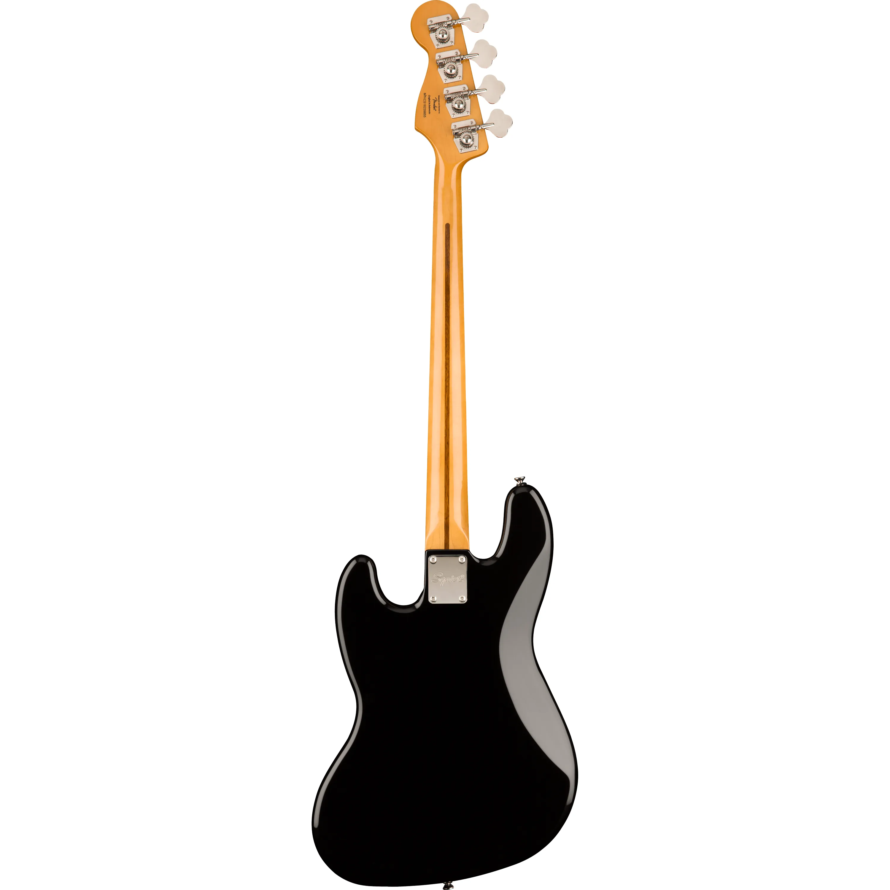 Squier Classic Vibe 70s Jazz Bass MN Black back view