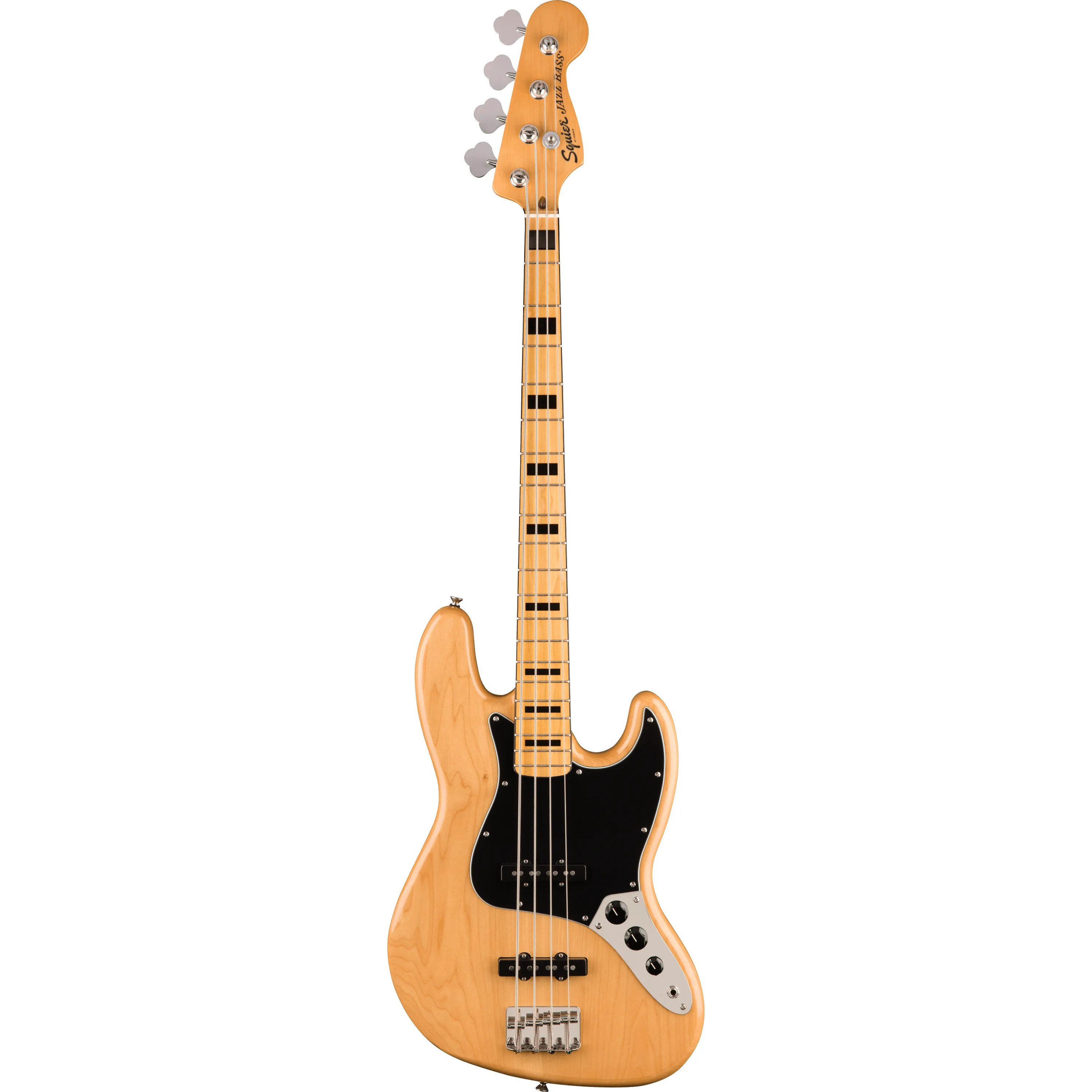 Squier Classic Vibe 70s Jazz Bass MN Natural front view