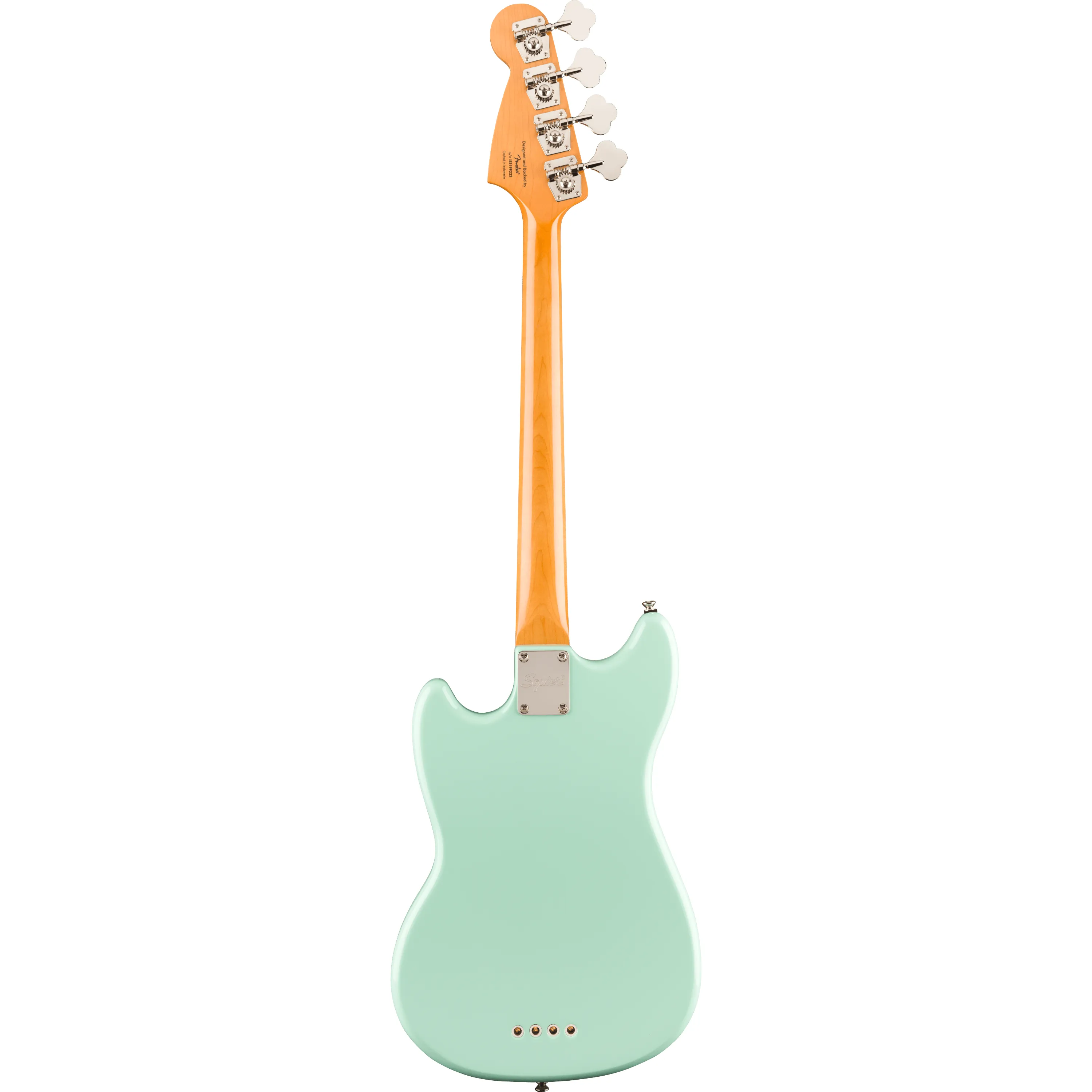Squier Classic Vibe 60s Mustang Bass IL Surf Green back view
