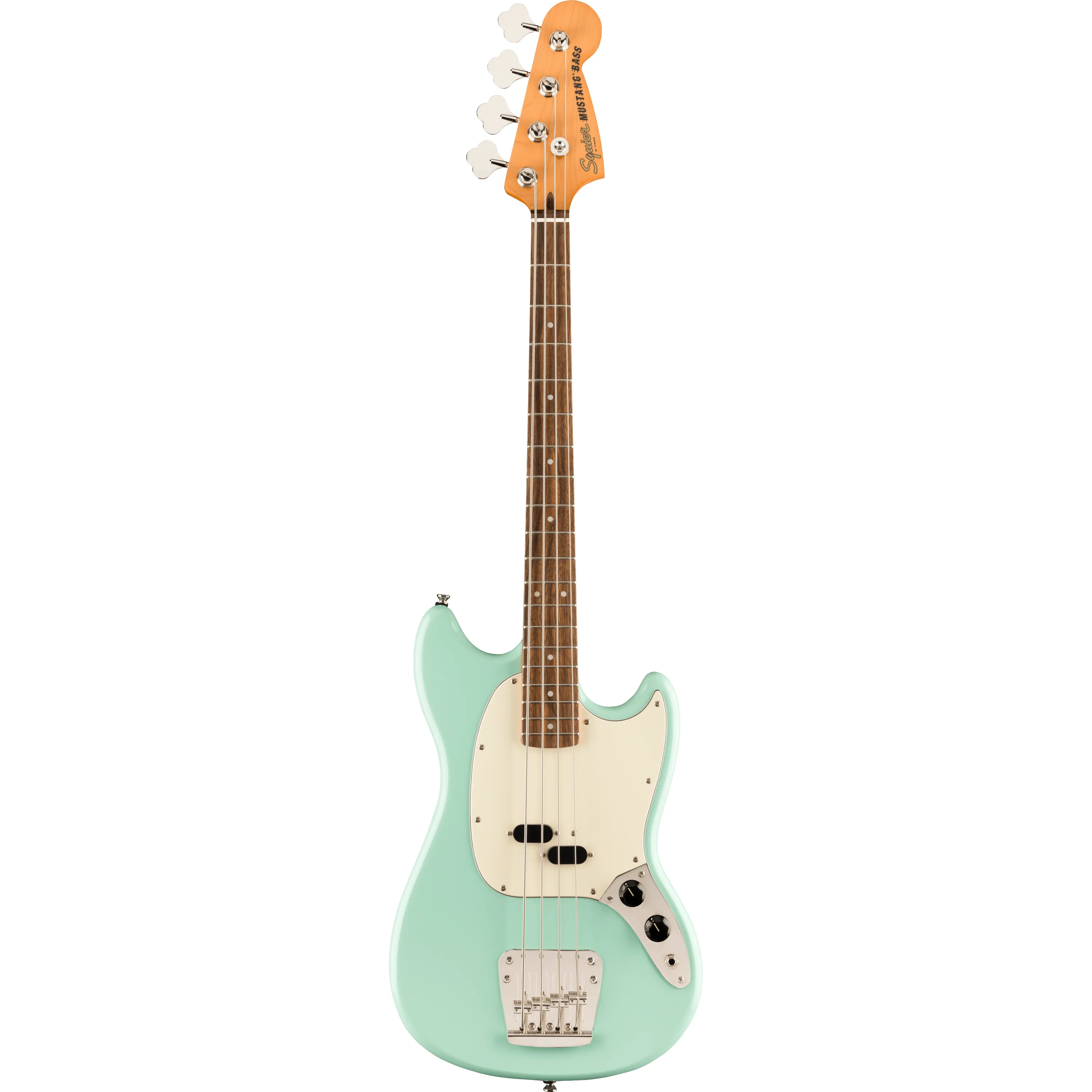 Squier Classic Vibe 60s Mustang Bass IL Surf Green front view