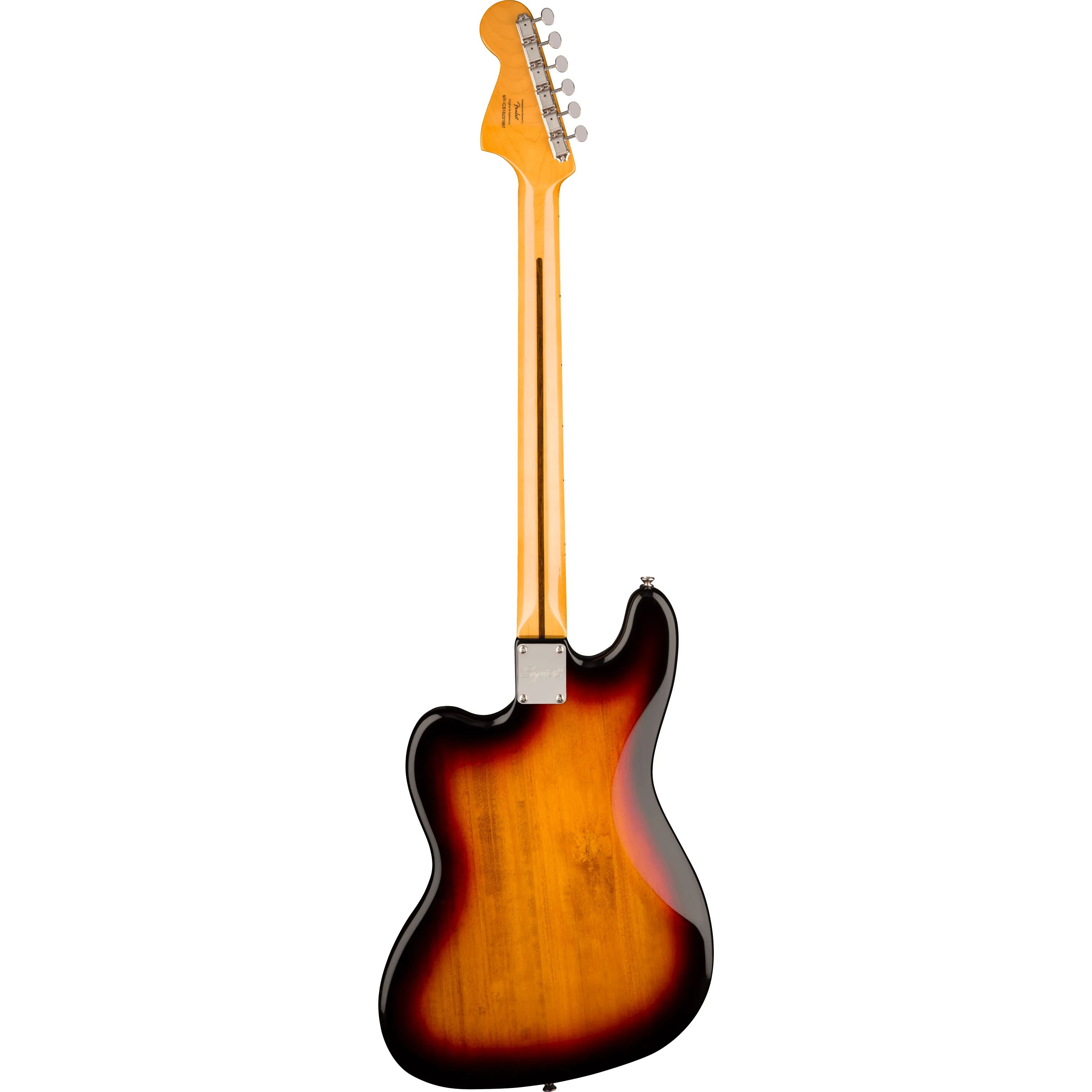 Squier Classic Vibe Bass VI IL 3-Color Sunburst back view