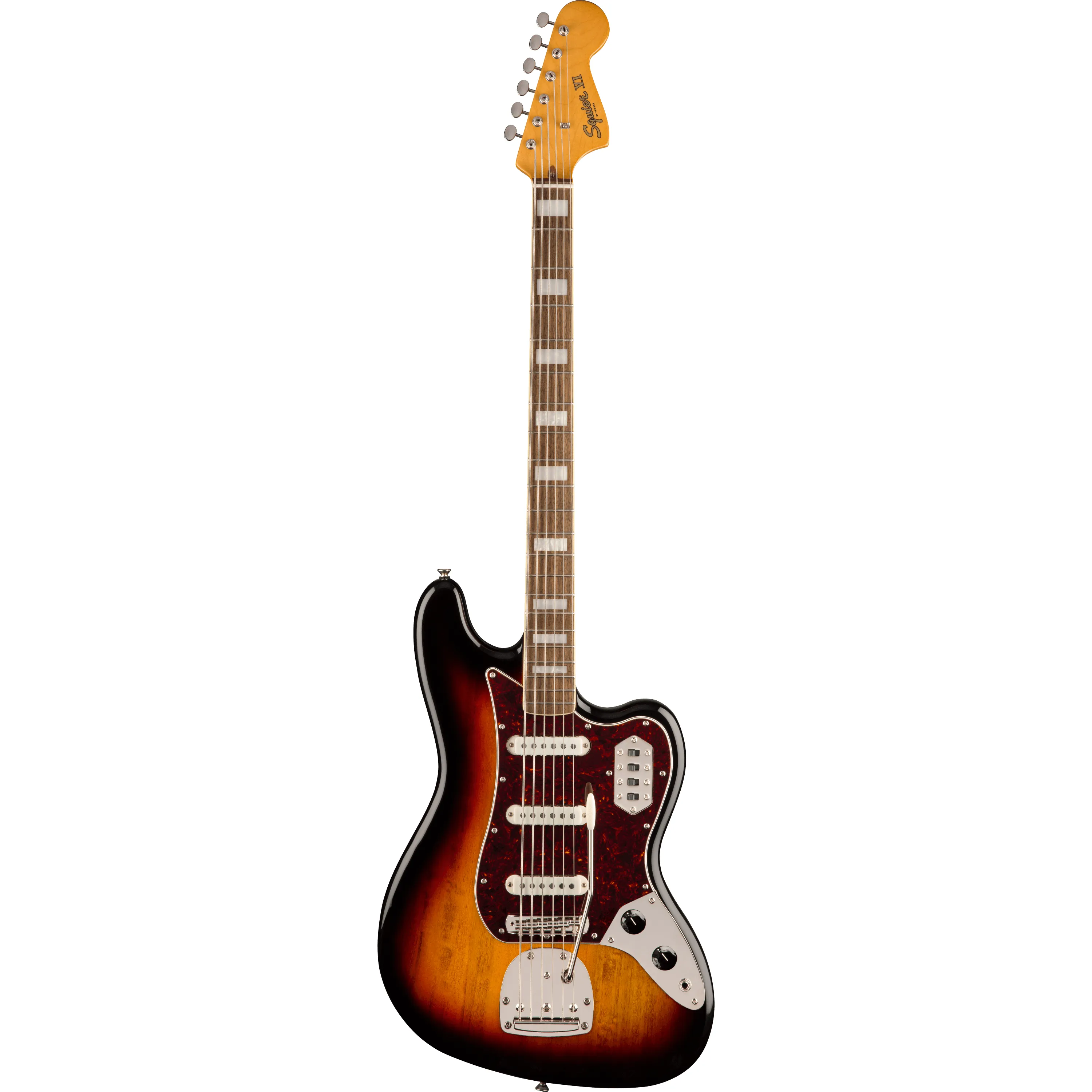 Squier Classic Vibe Bass VI IL 3-Color Sunburst front view