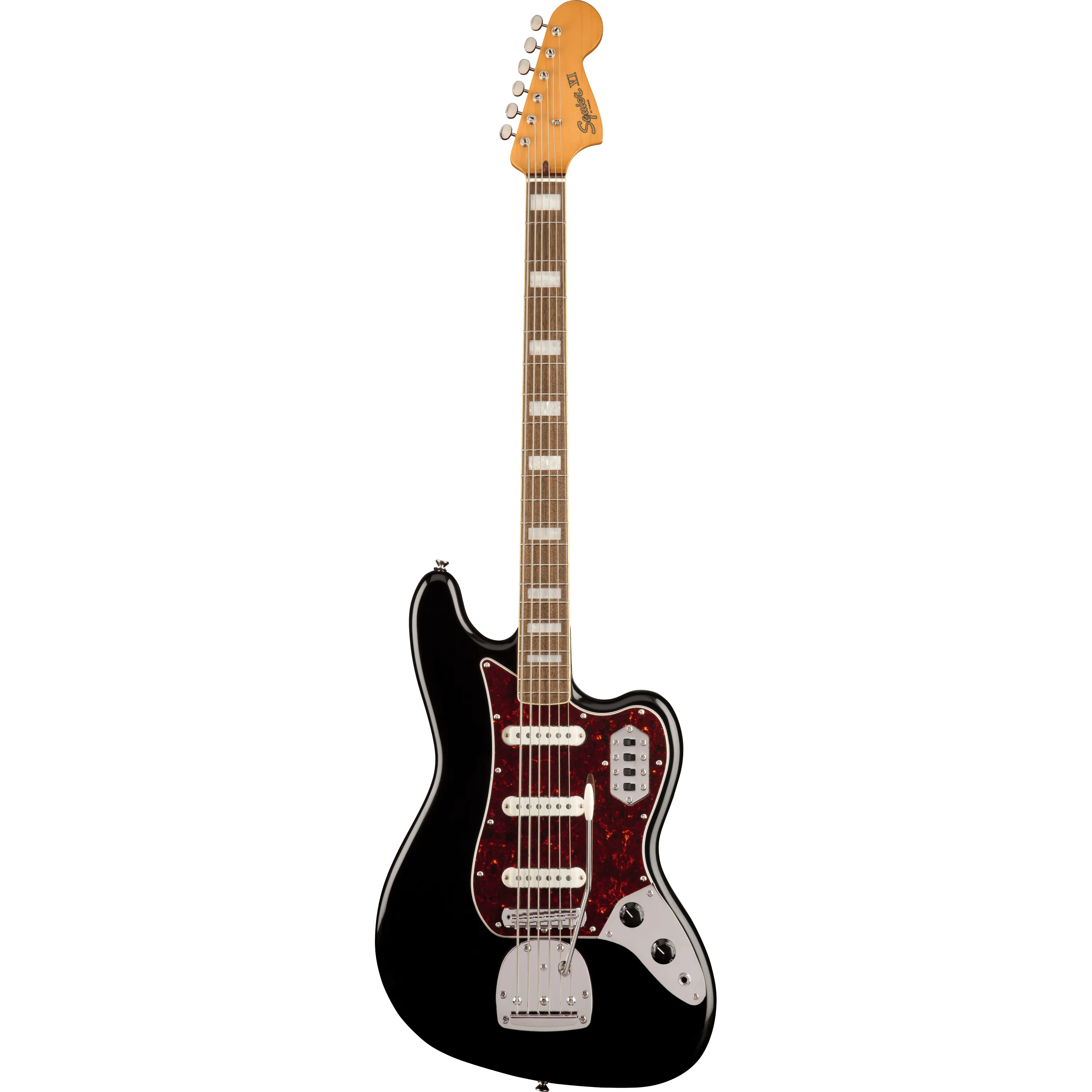Squier Classic Vibe Bass VI IL Black front view