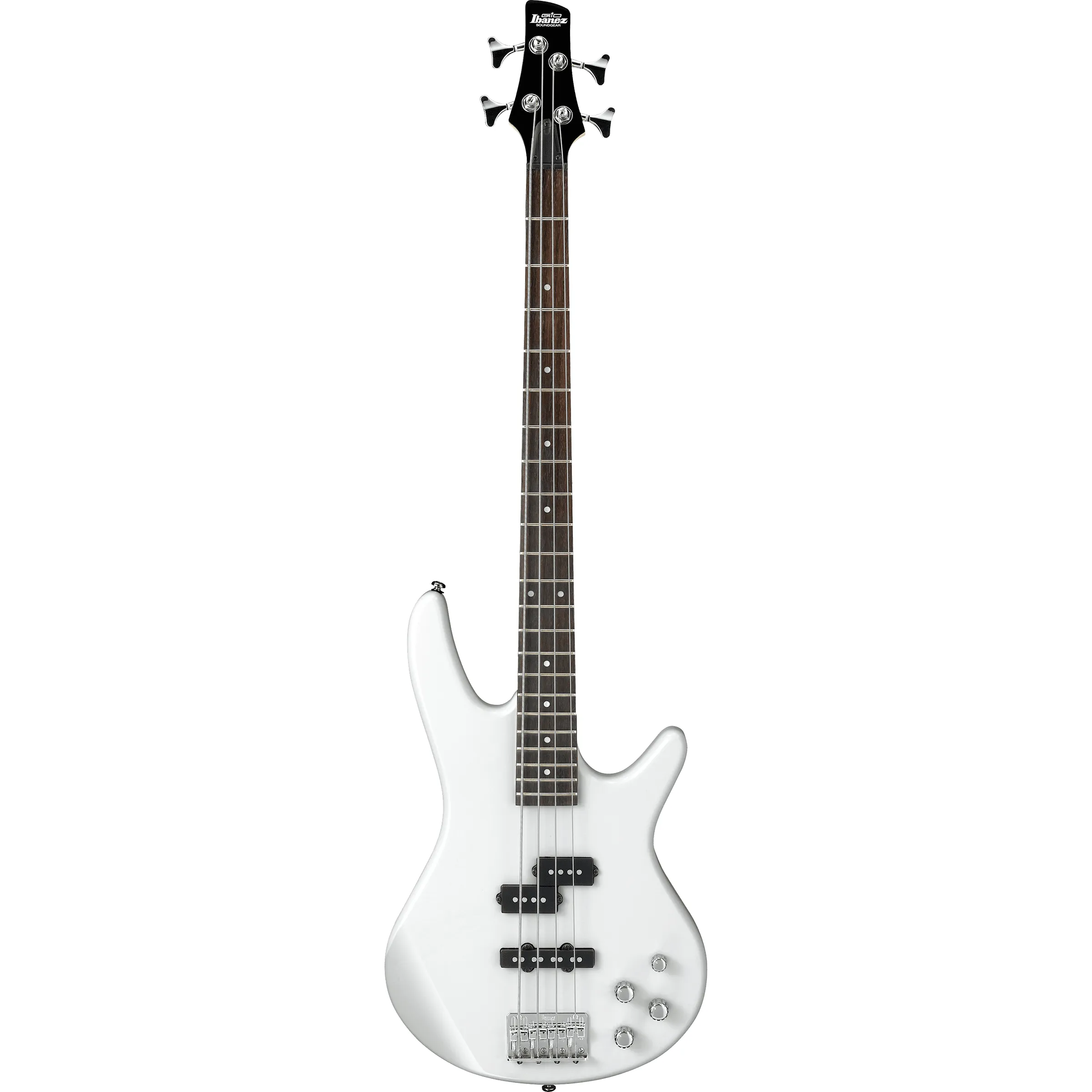 Ibanez GSR200 Gio Pearl White front view